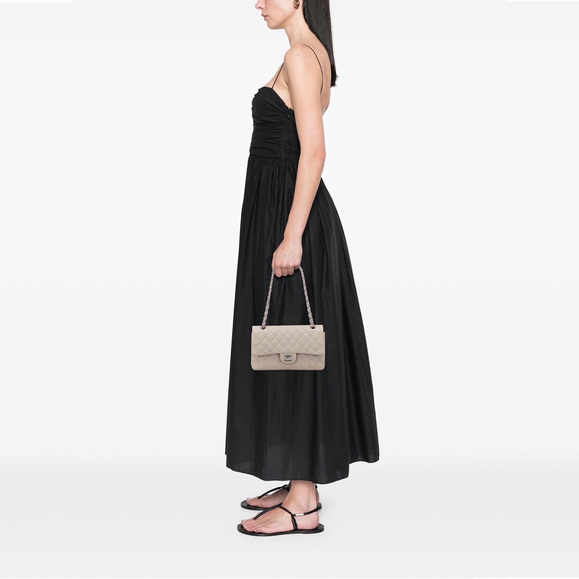 Chanel Medium Classic Caviar Double Flap - image 9