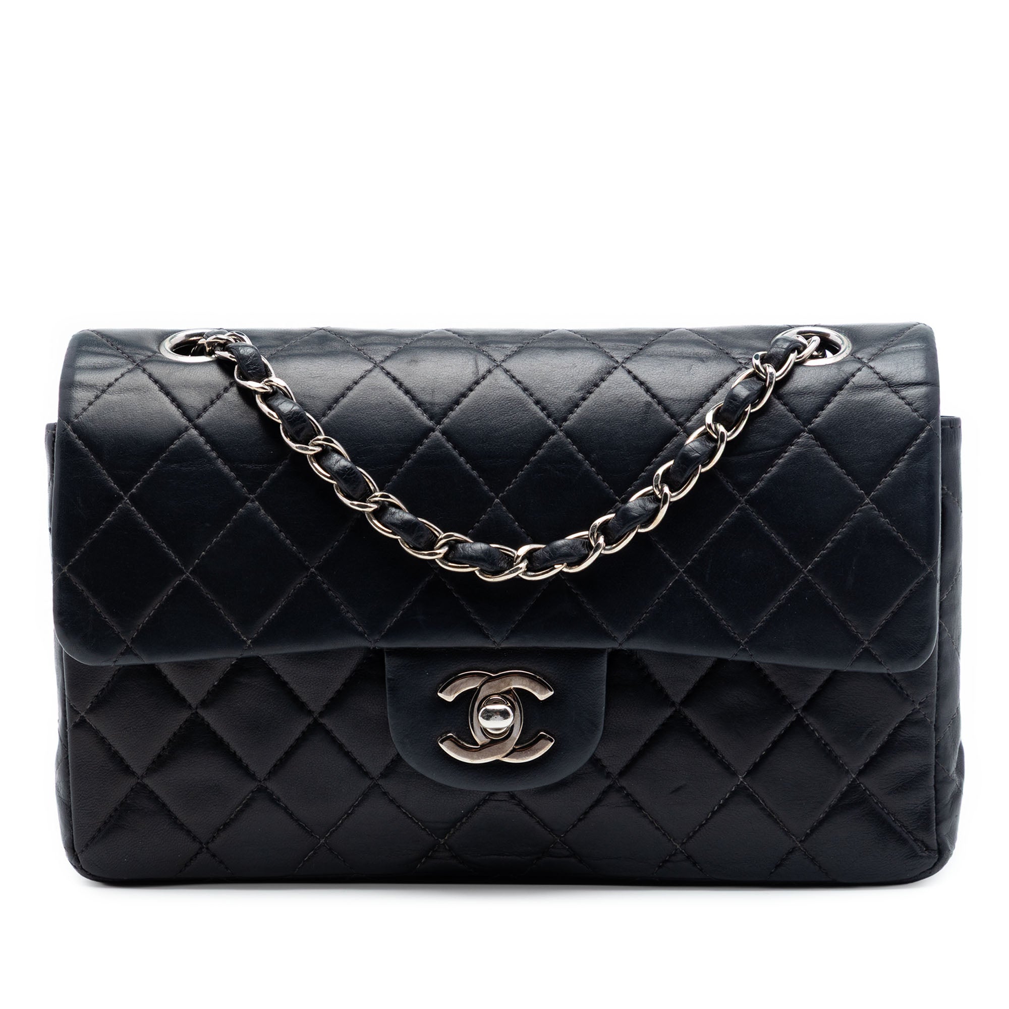 Chanel Small Classic Lambskin Double Flap - image 1