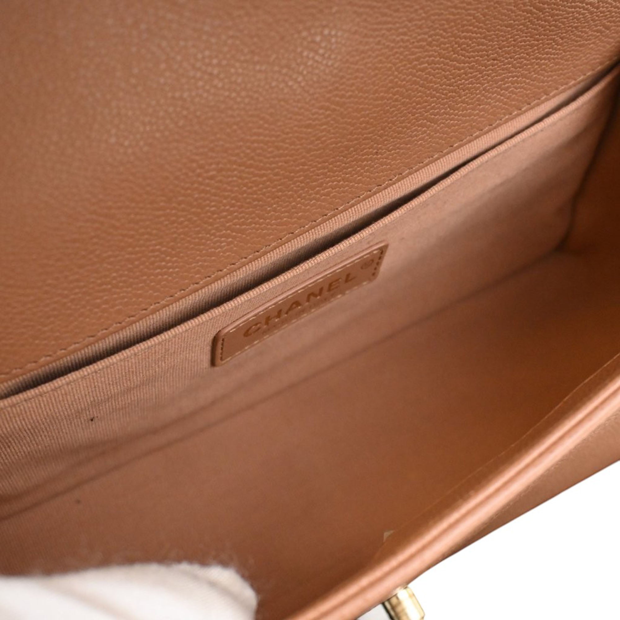 Chanel Old Medium Quilted Caviar Boy Flap - image 4