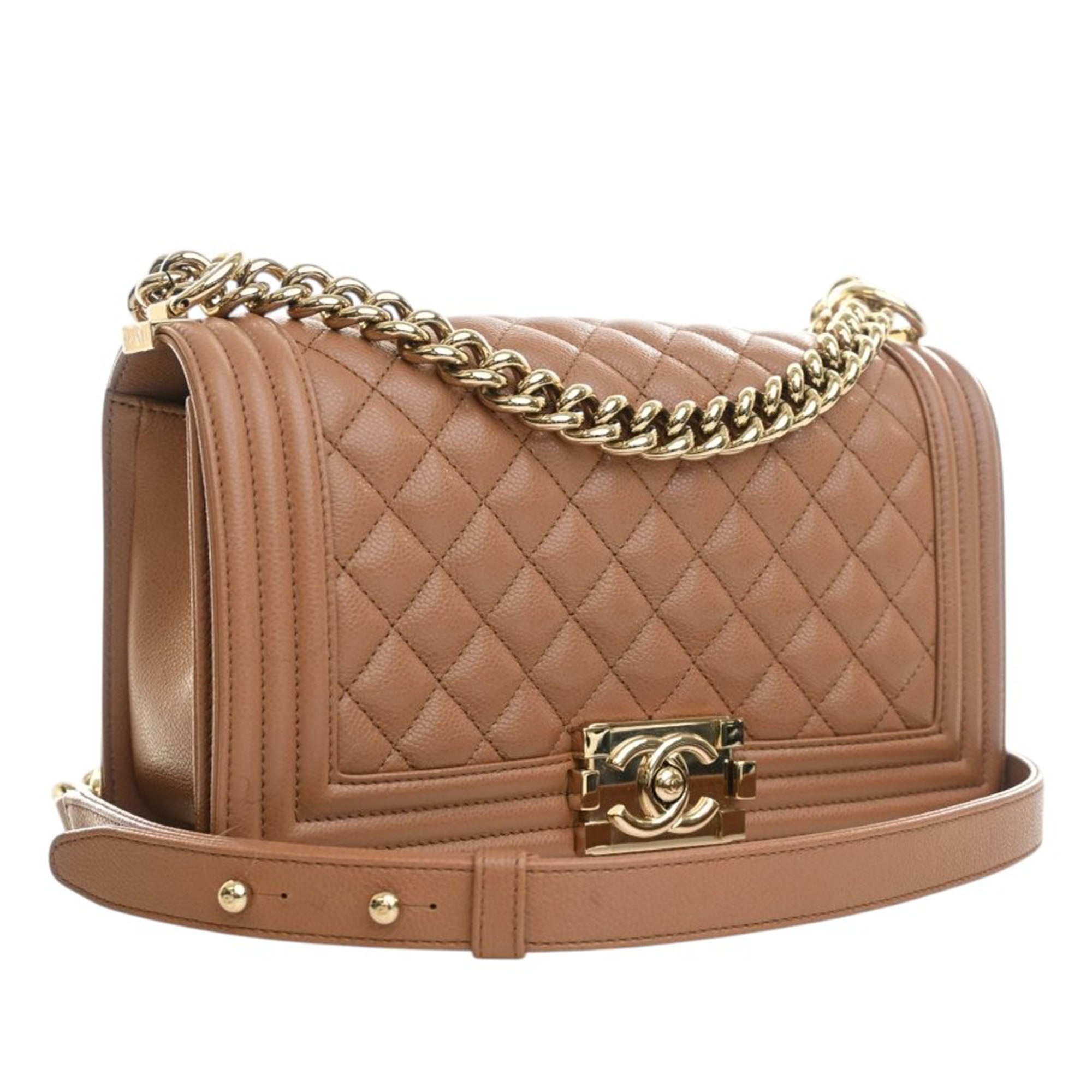 Chanel Old Medium Quilted Caviar Boy Flap - image 7