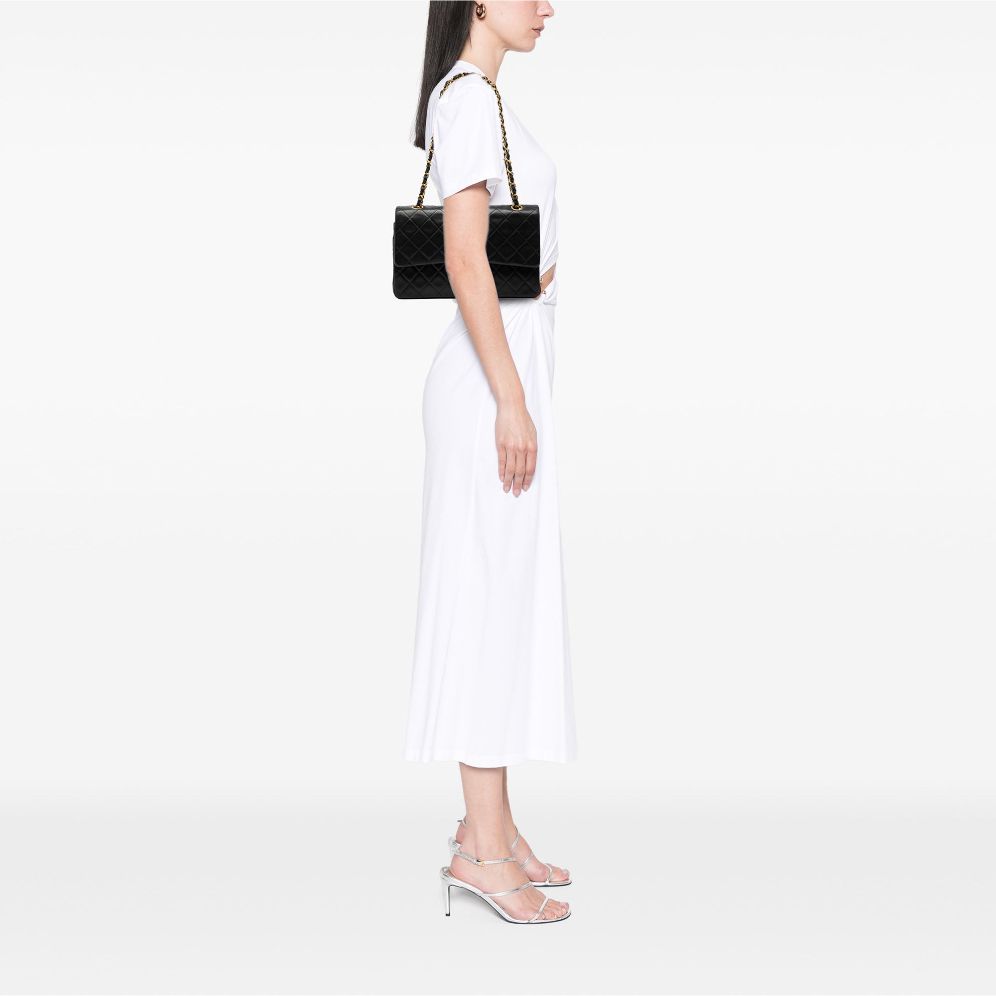 Chanel Medium Classic Lambskin Double Flap - image 7