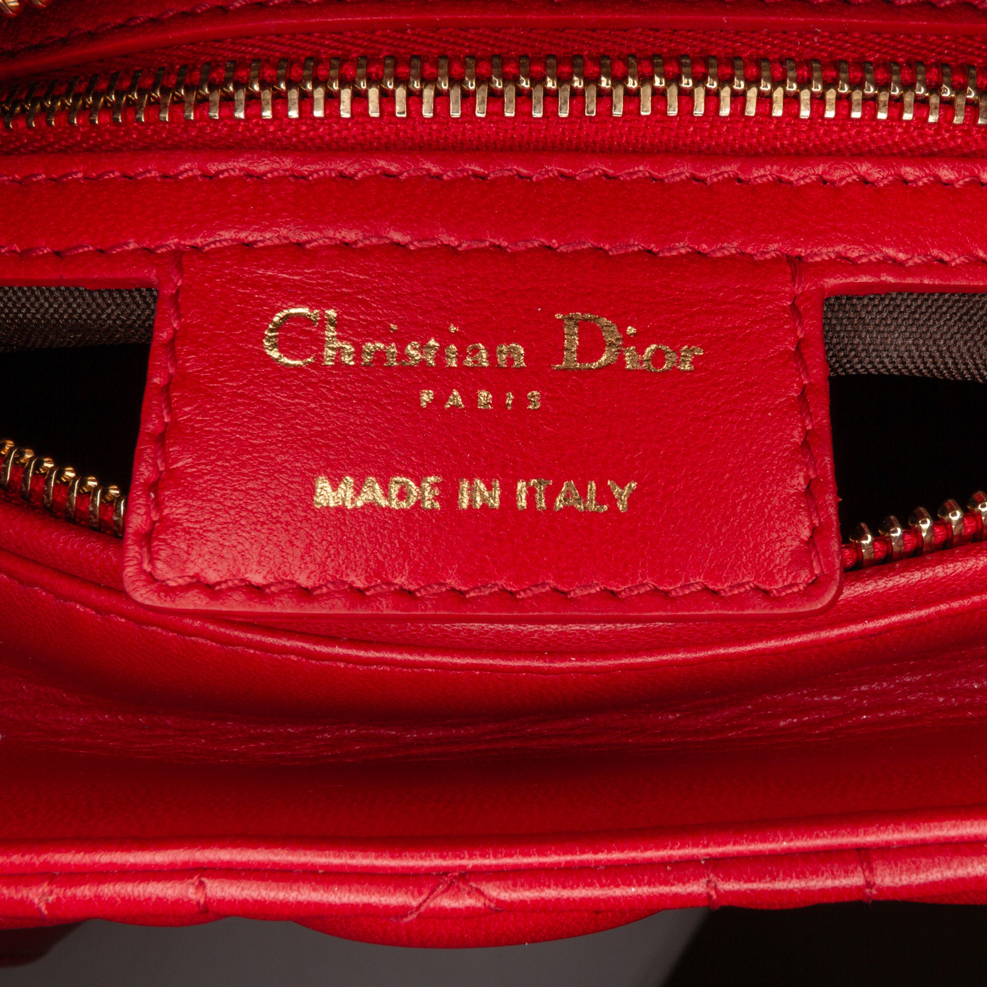 Dior Medium Lambskin Cannage Lady Dior - image 5