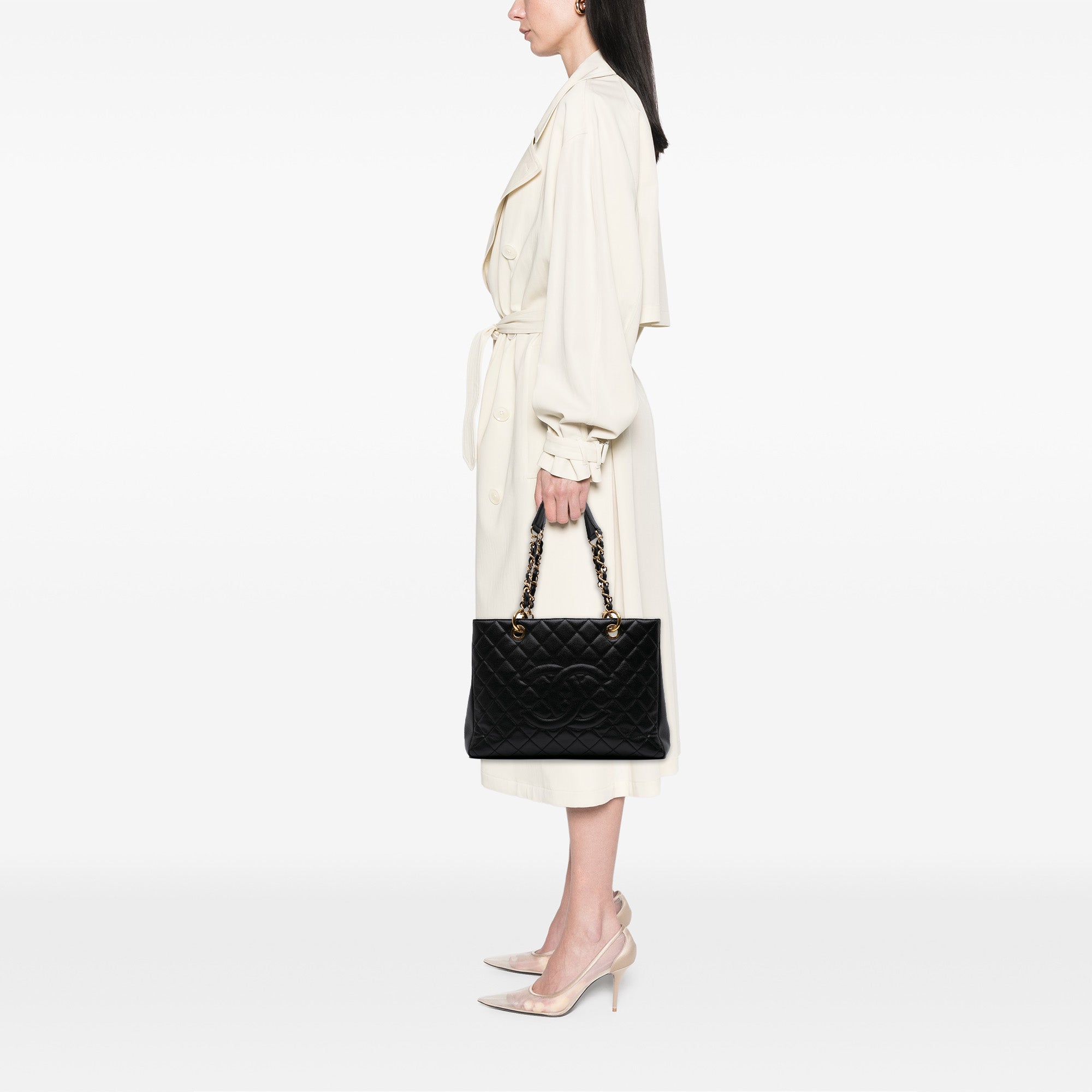Chanel Caviar Grand Shopping Tote - image 7