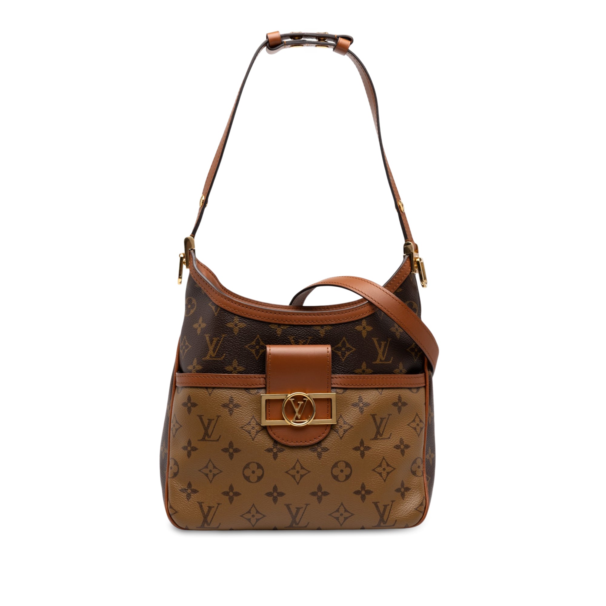 Louis Vuitton Monogram Reverse Dauphine Hobo PM - image 1