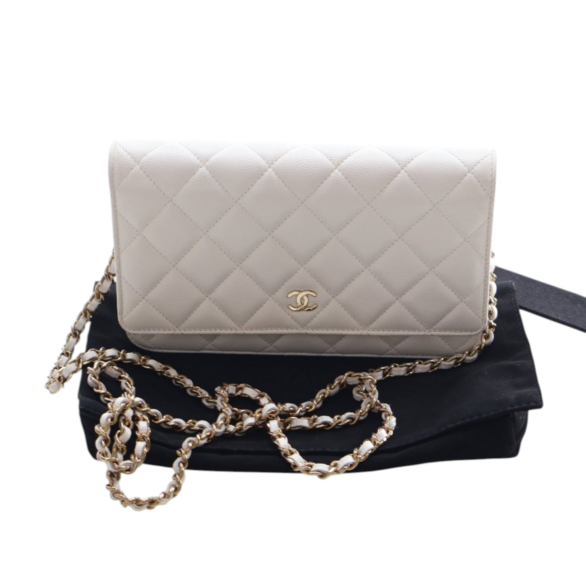 Chanel Classic Caviar Wallet On Chain - image 13