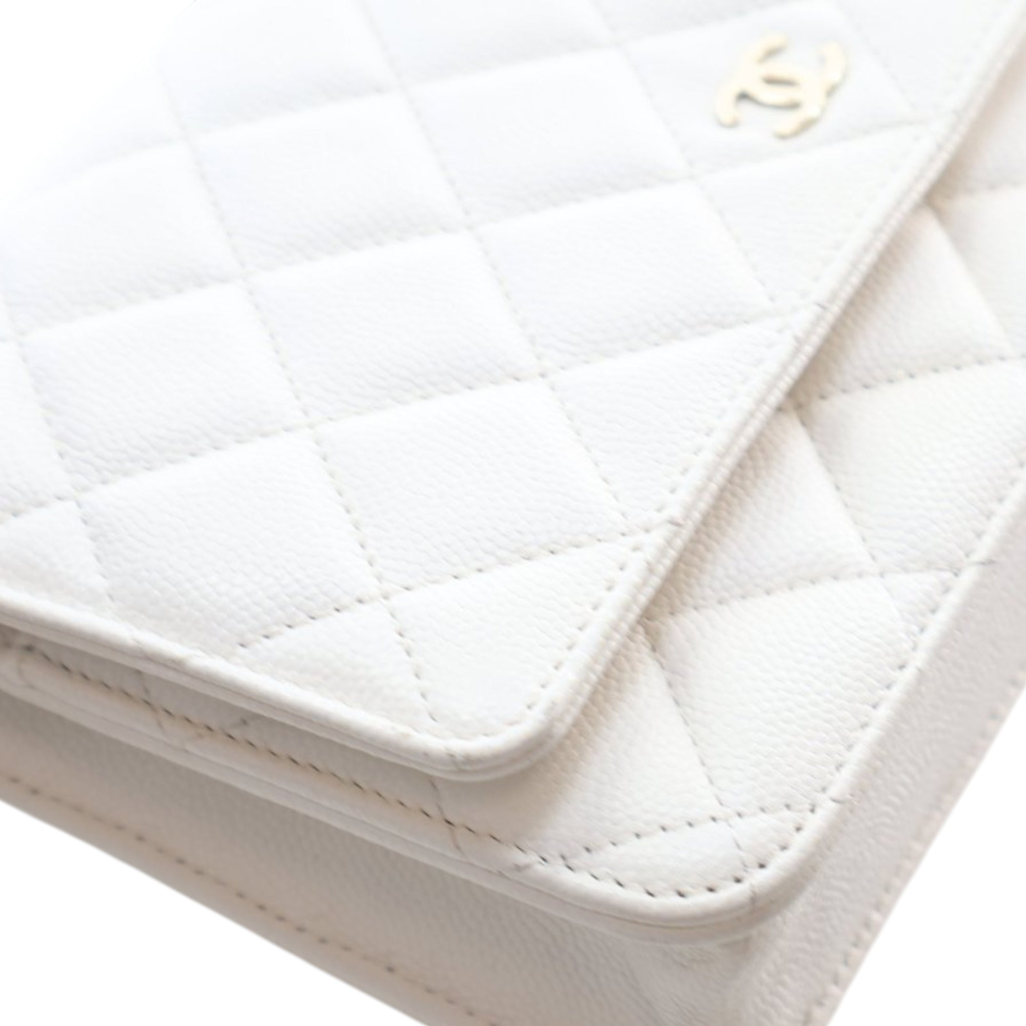 Chanel Classic Caviar Wallet On Chain - image 8