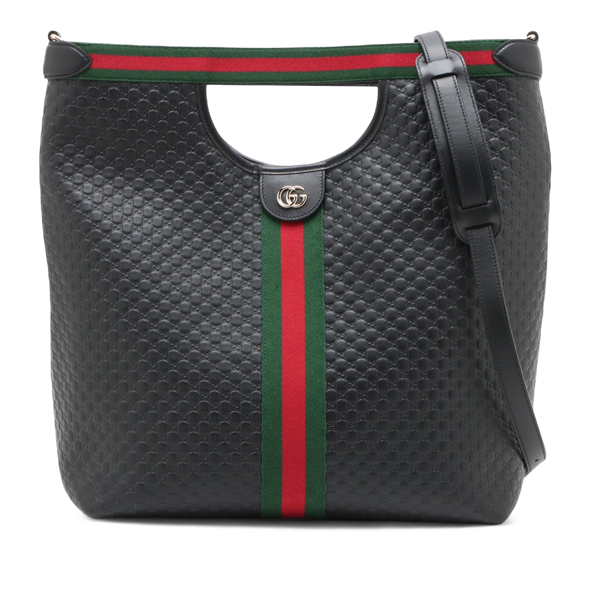 Gucci Microguccissima Web Giglio Tote - image 1