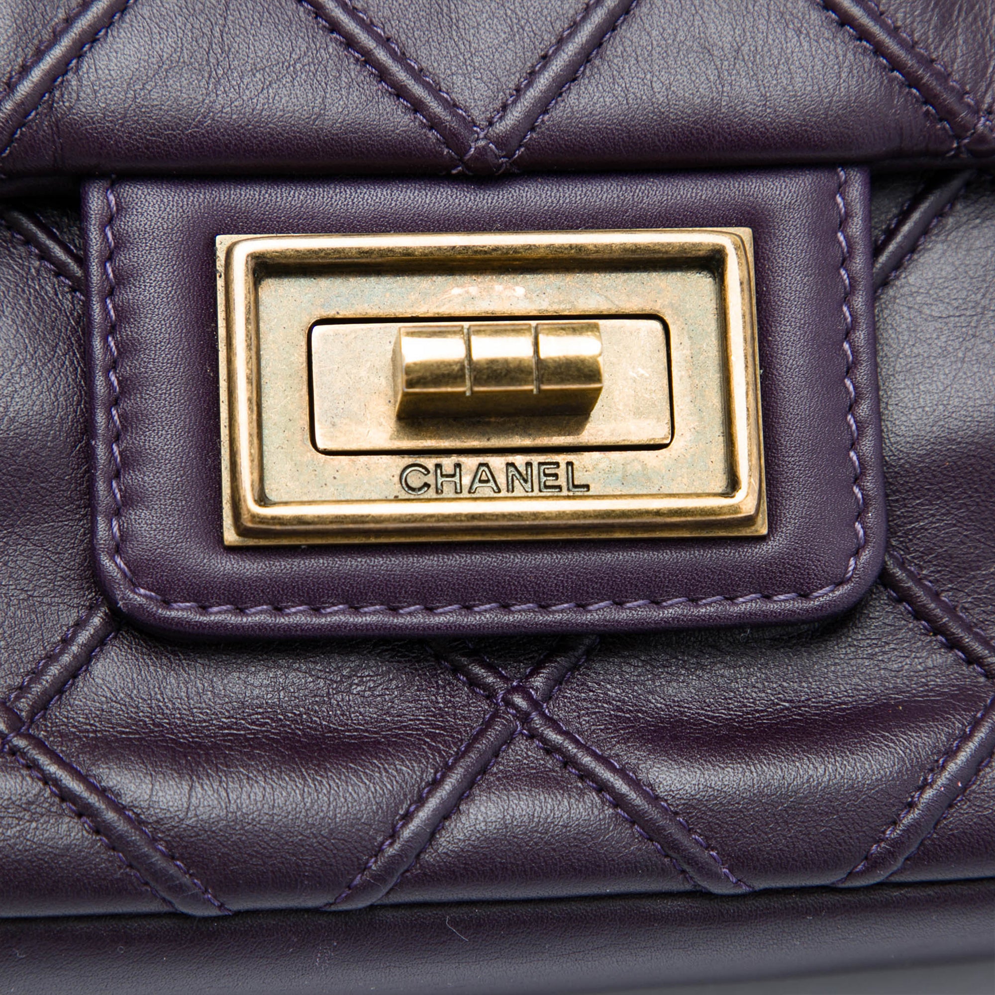 Chanel Small Diamond Debossed Calfskin Reissue 2.55 Cosmos Flap - image 5