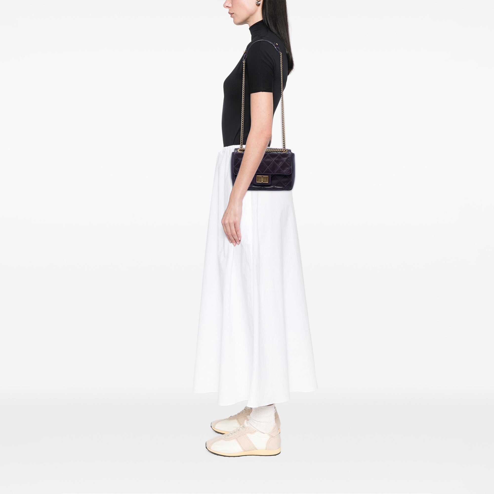 Chanel Small Diamond Debossed Calfskin Reissue 2.55 Cosmos Flap - image 6
