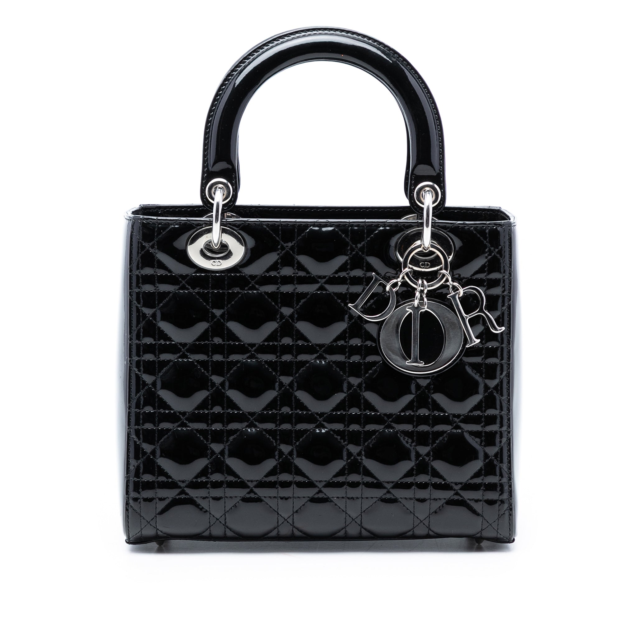 Dior Medium Patent Cannage Lady Dior - image 1