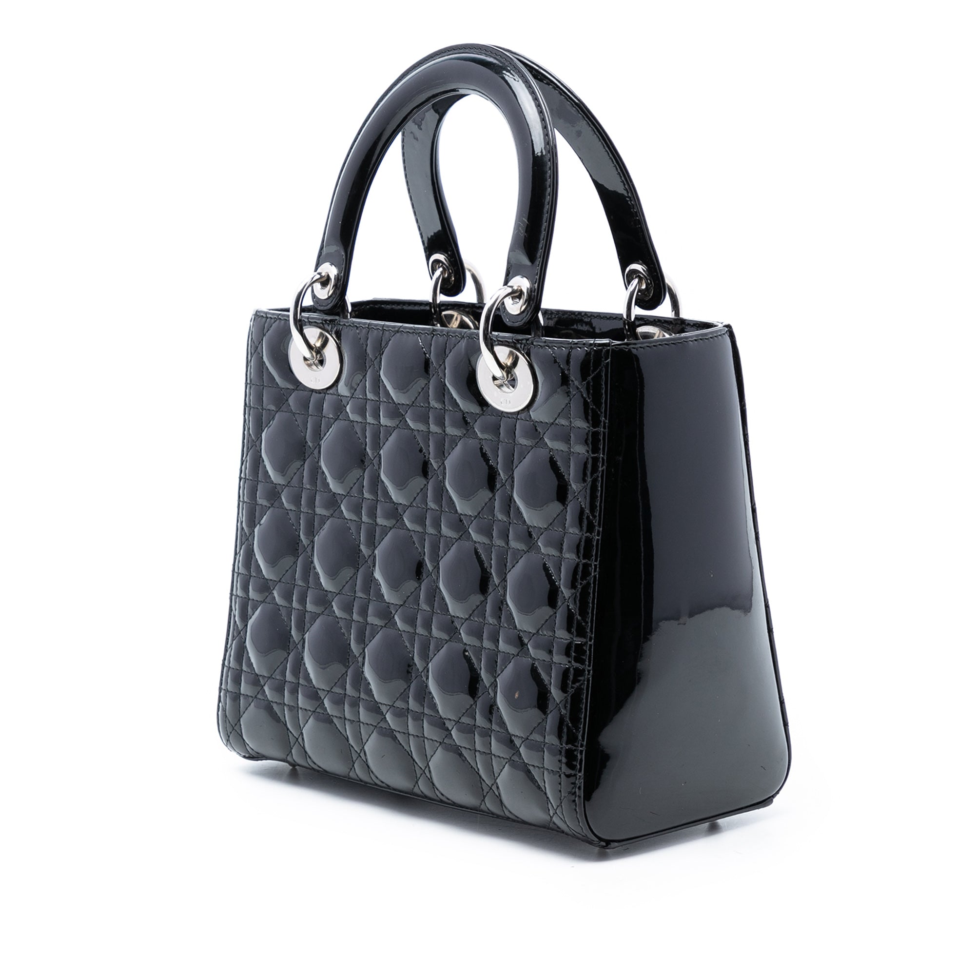 Dior Medium Patent Cannage Lady Dior - image 2
