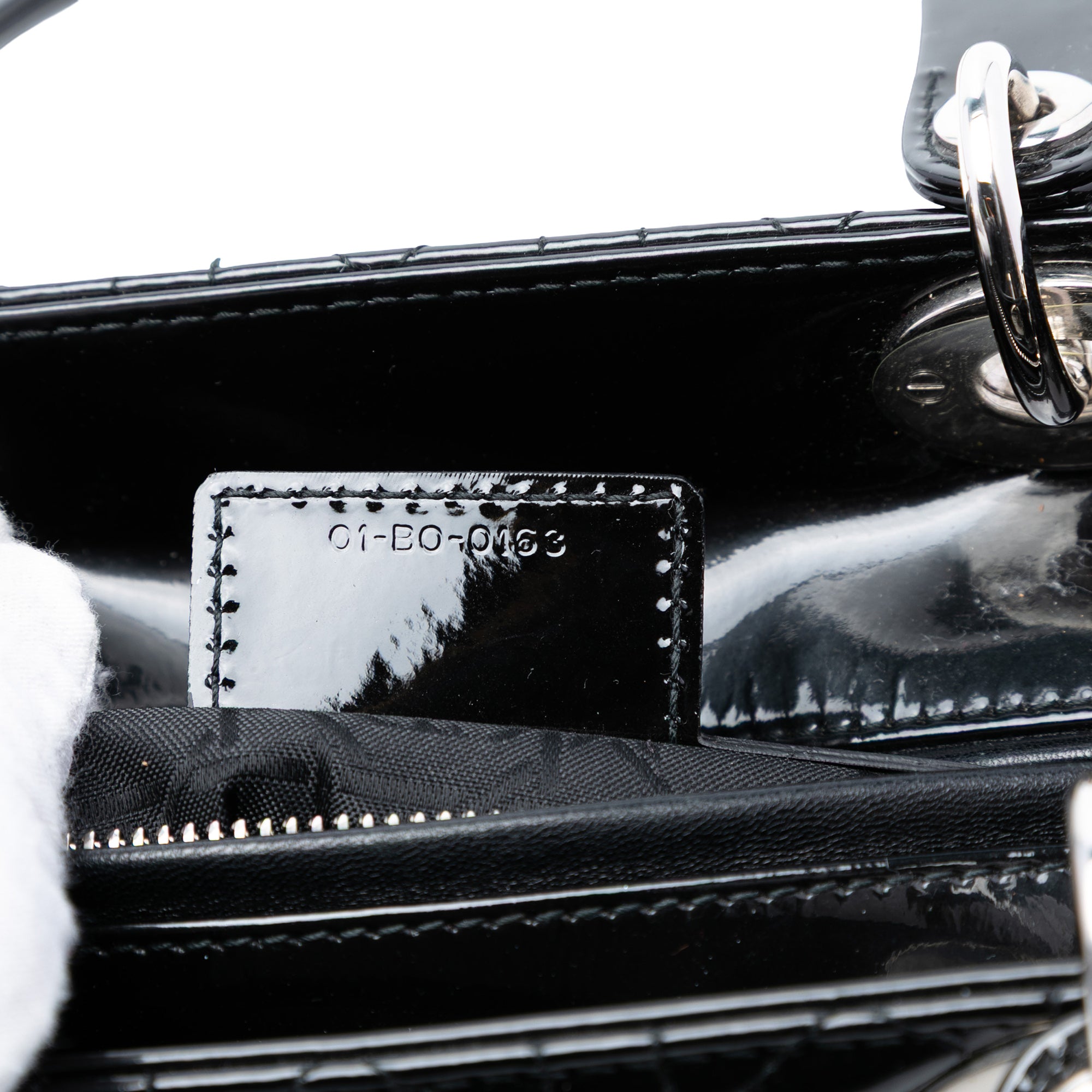 Dior Medium Patent Cannage Lady Dior - image 5