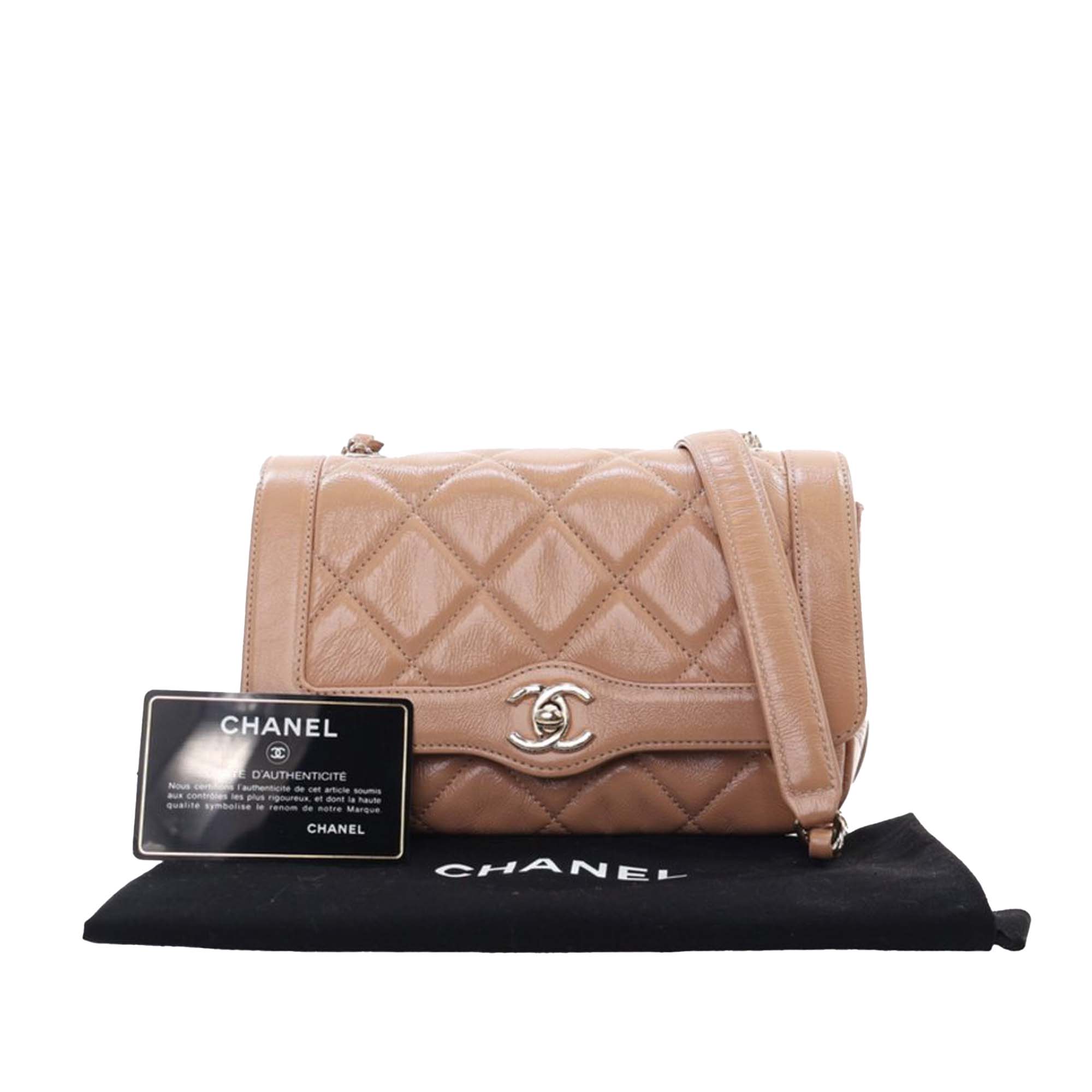 Chanel Mini Shiny Aged Calfskin Hold The Line Flap - image 15