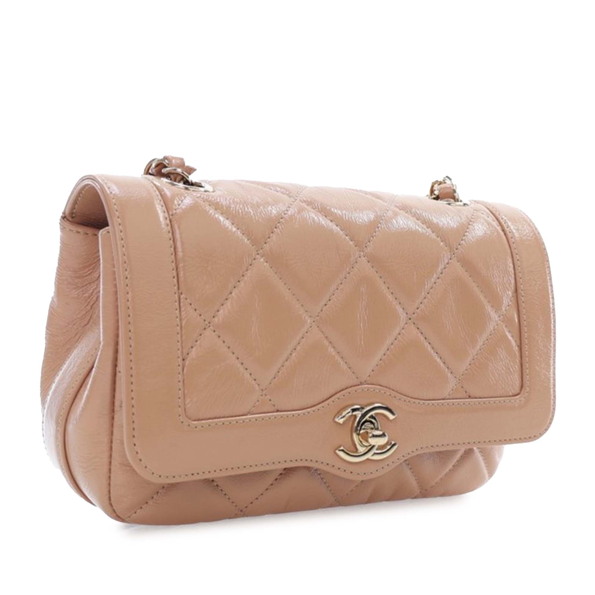 Chanel Mini Shiny Aged Calfskin Hold The Line Flap - image 2