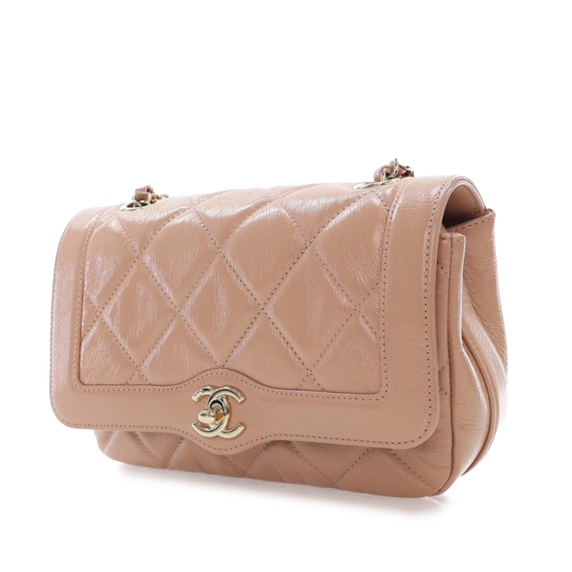 Chanel Mini Shiny Aged Calfskin Hold The Line Flap - image 3