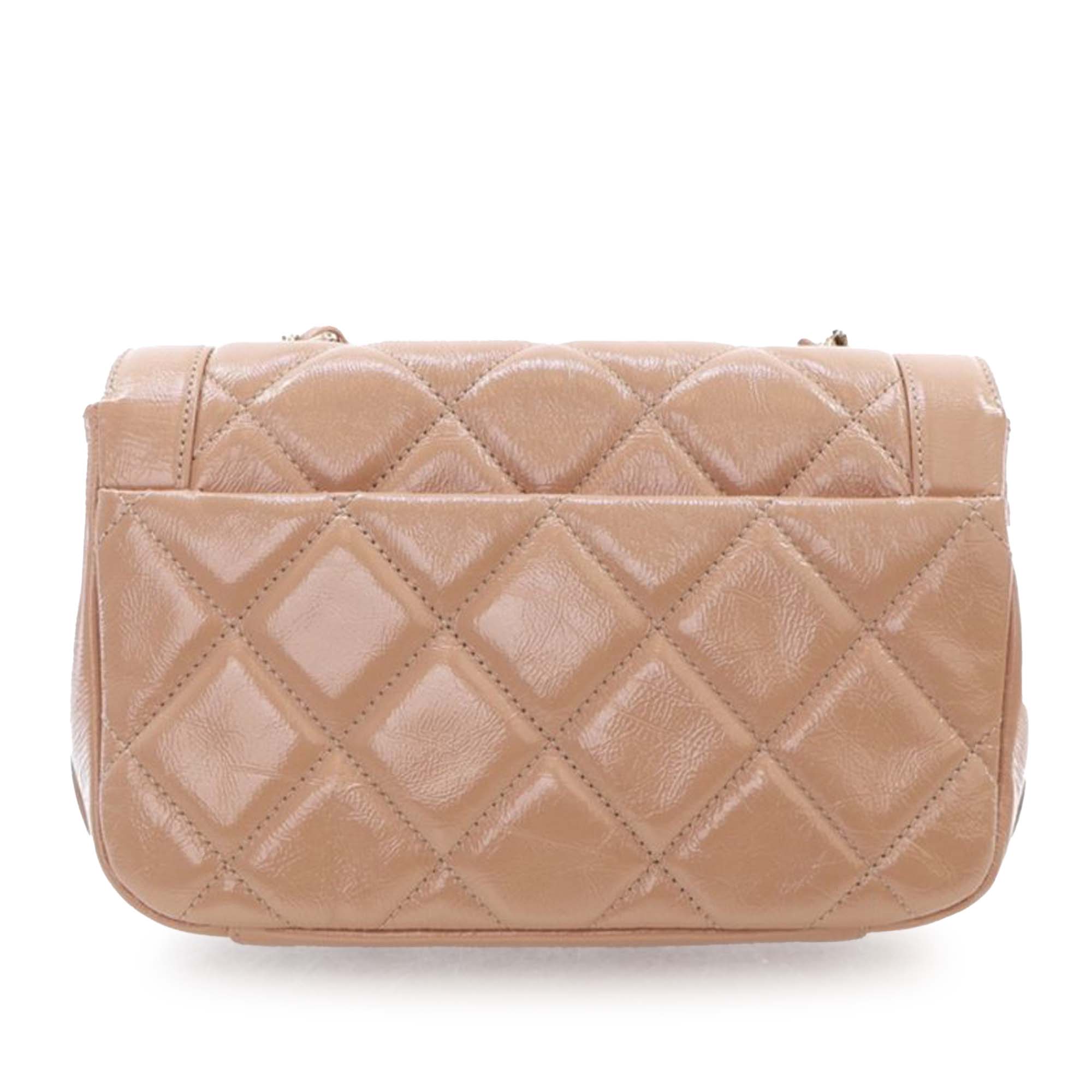 Chanel Mini Shiny Aged Calfskin Hold The Line Flap - image 4