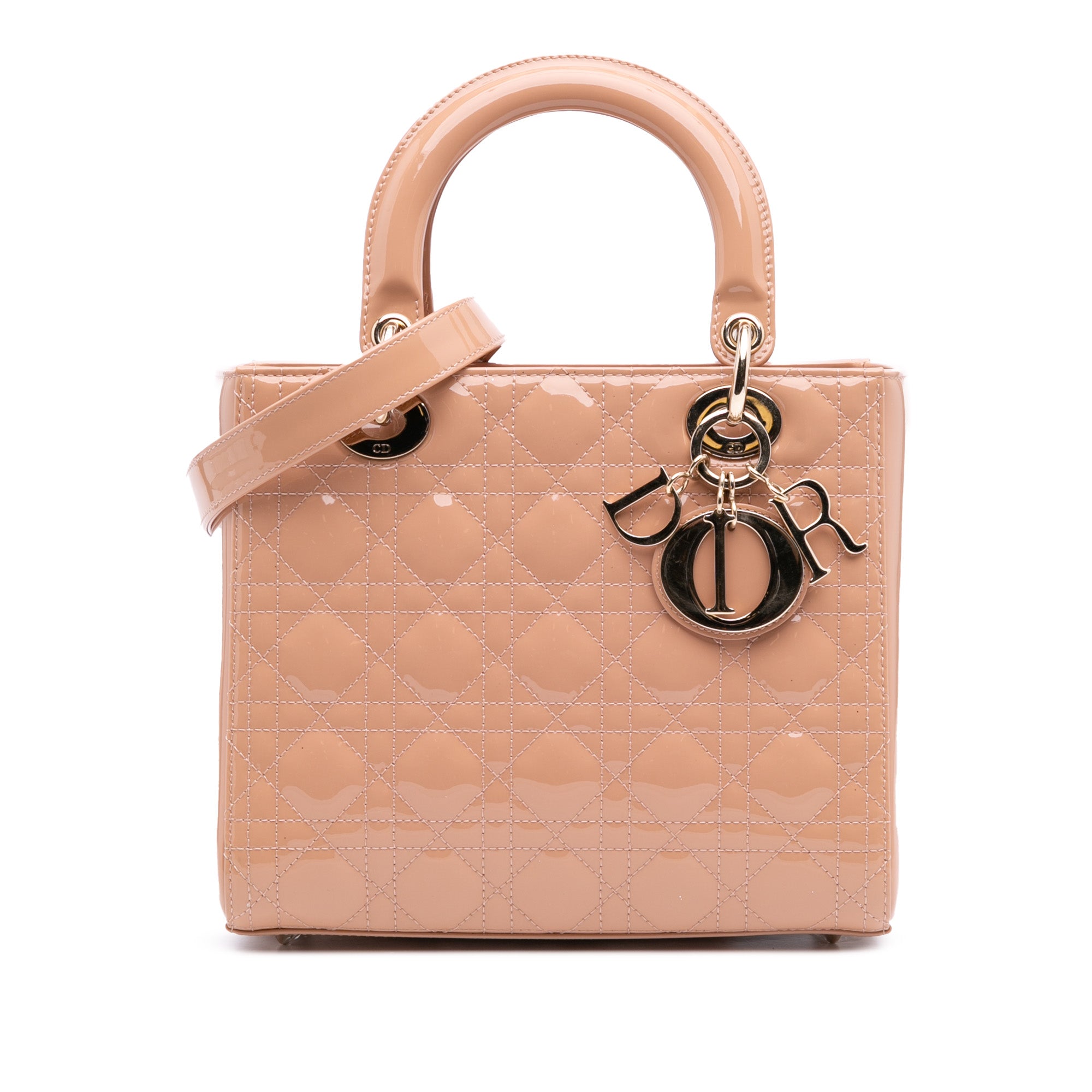 Dior Medium Patent Cannage Lady Dior - image 1