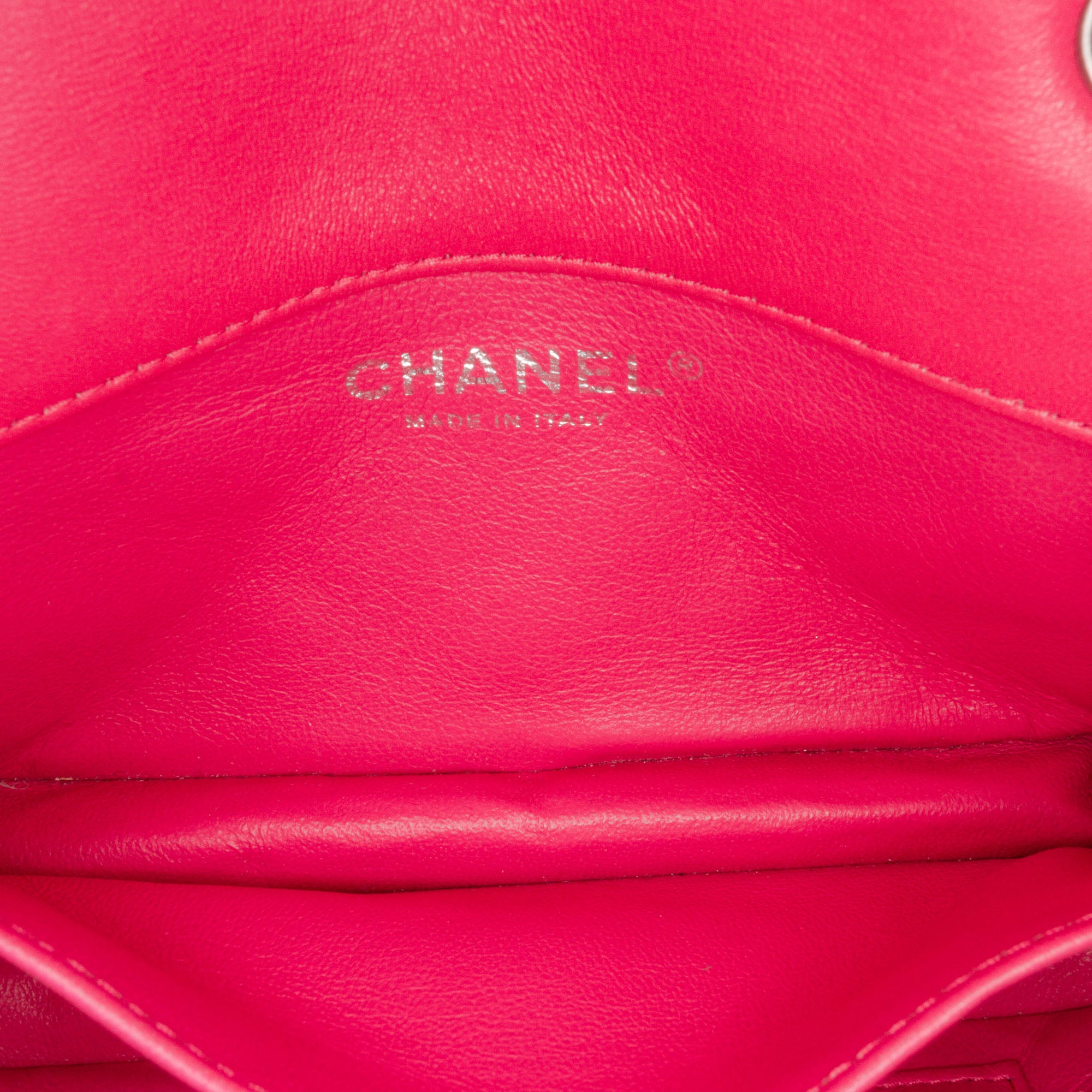 Chanel Extra Mini Rectangular Classic Lambskin Single Flap - image 5