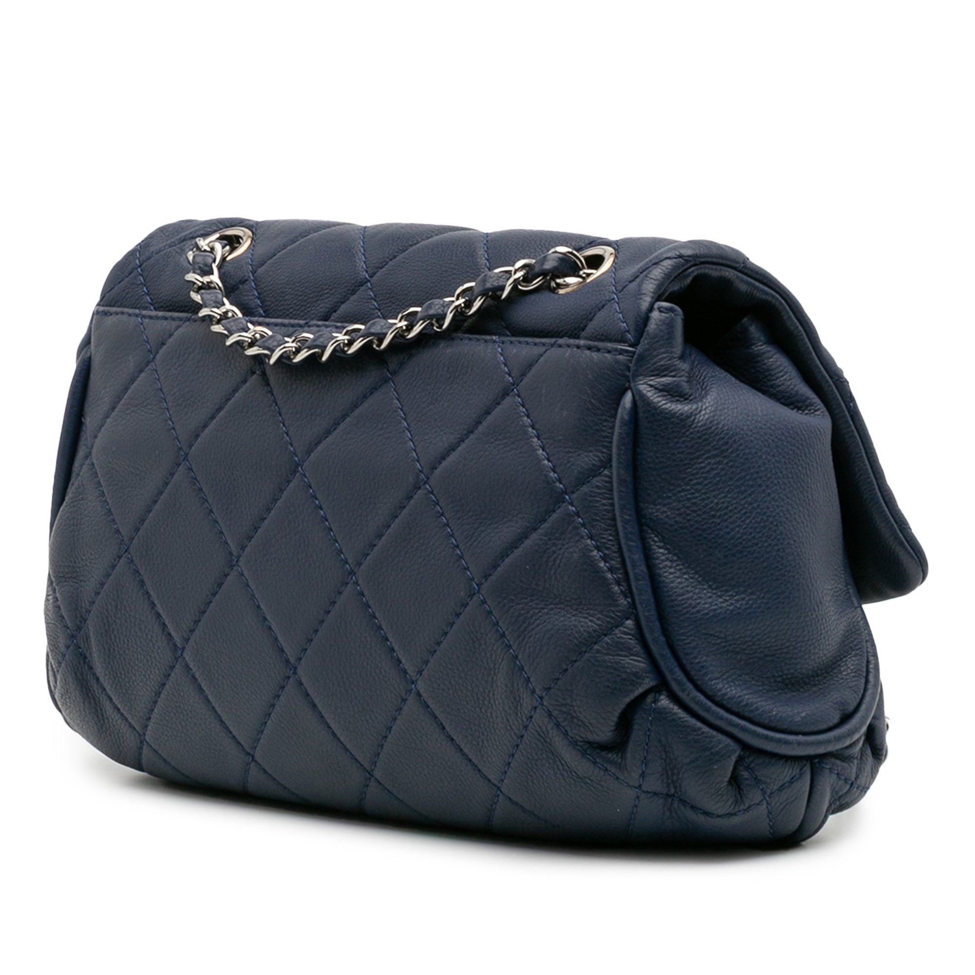 Chanel Quilted Calfskin Curvy Flap - image 2