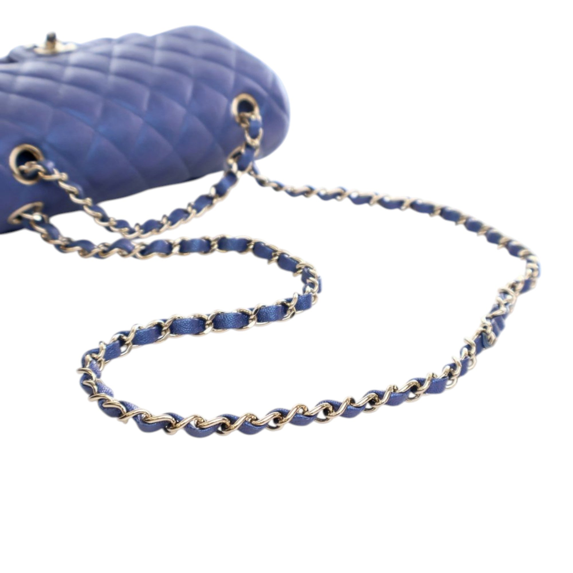 Chanel Small Classic Iridescent Caviar Double Flap - image 14