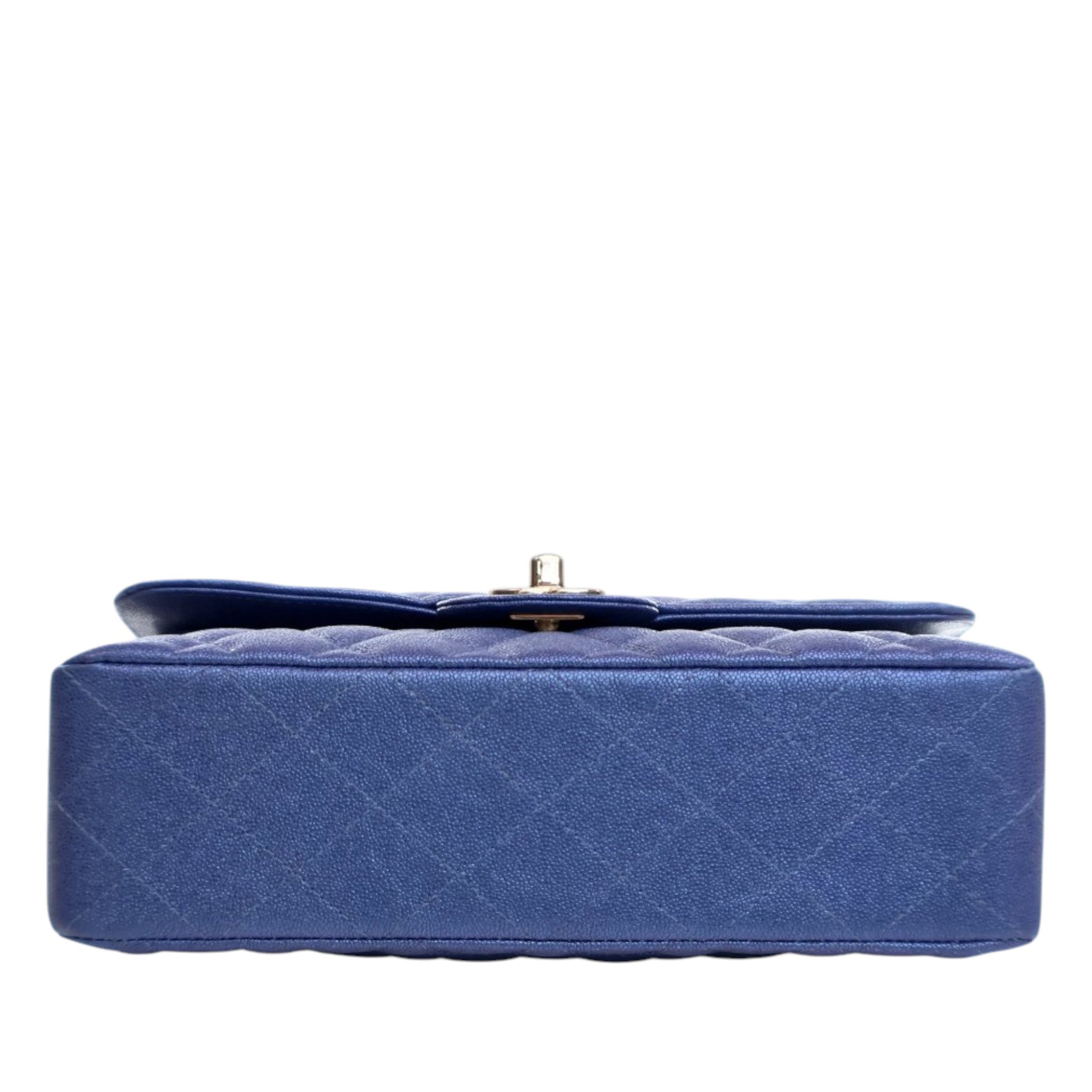 Chanel Small Classic Iridescent Caviar Double Flap - image 5