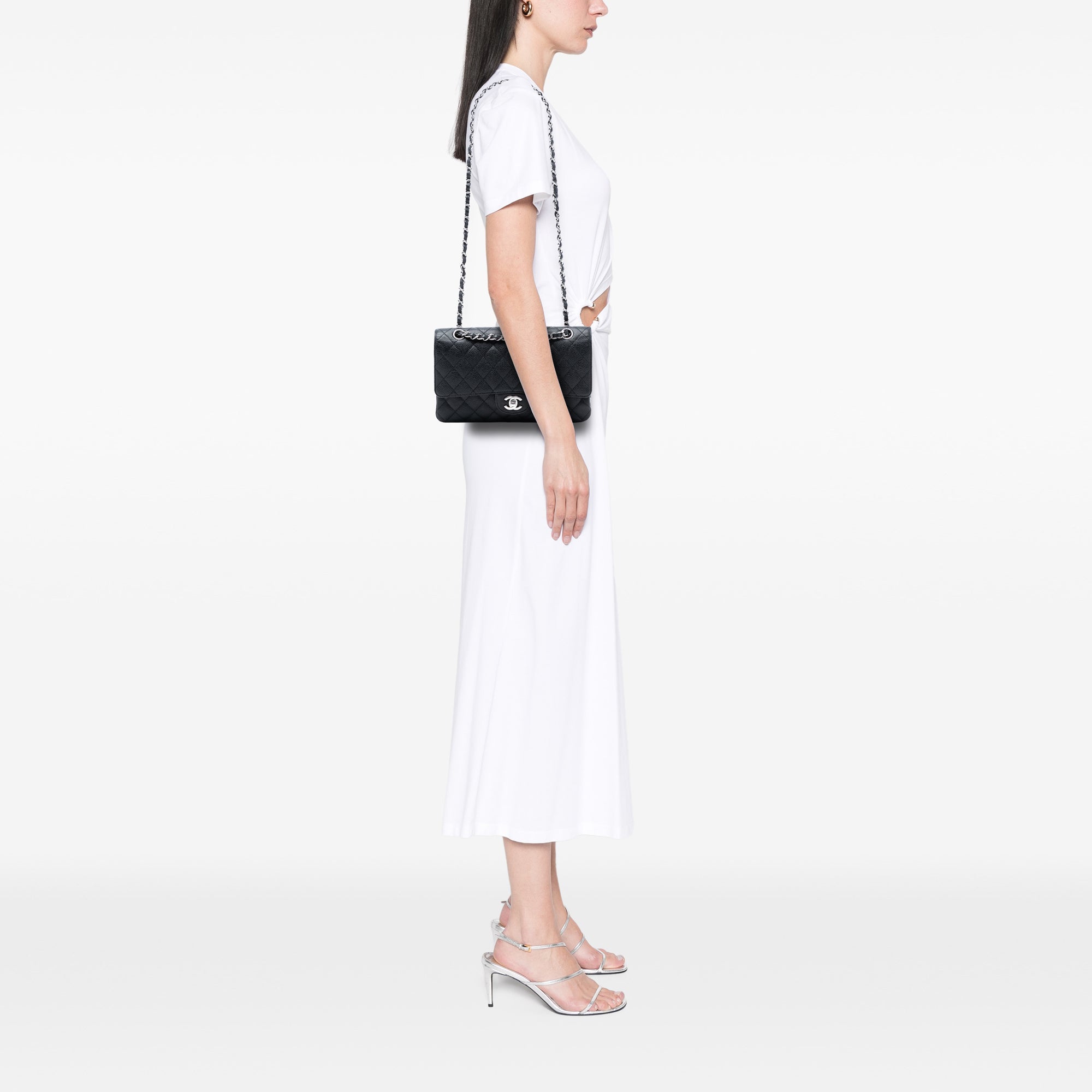 Chanel Medium Classic Caviar Double Flap - image 7