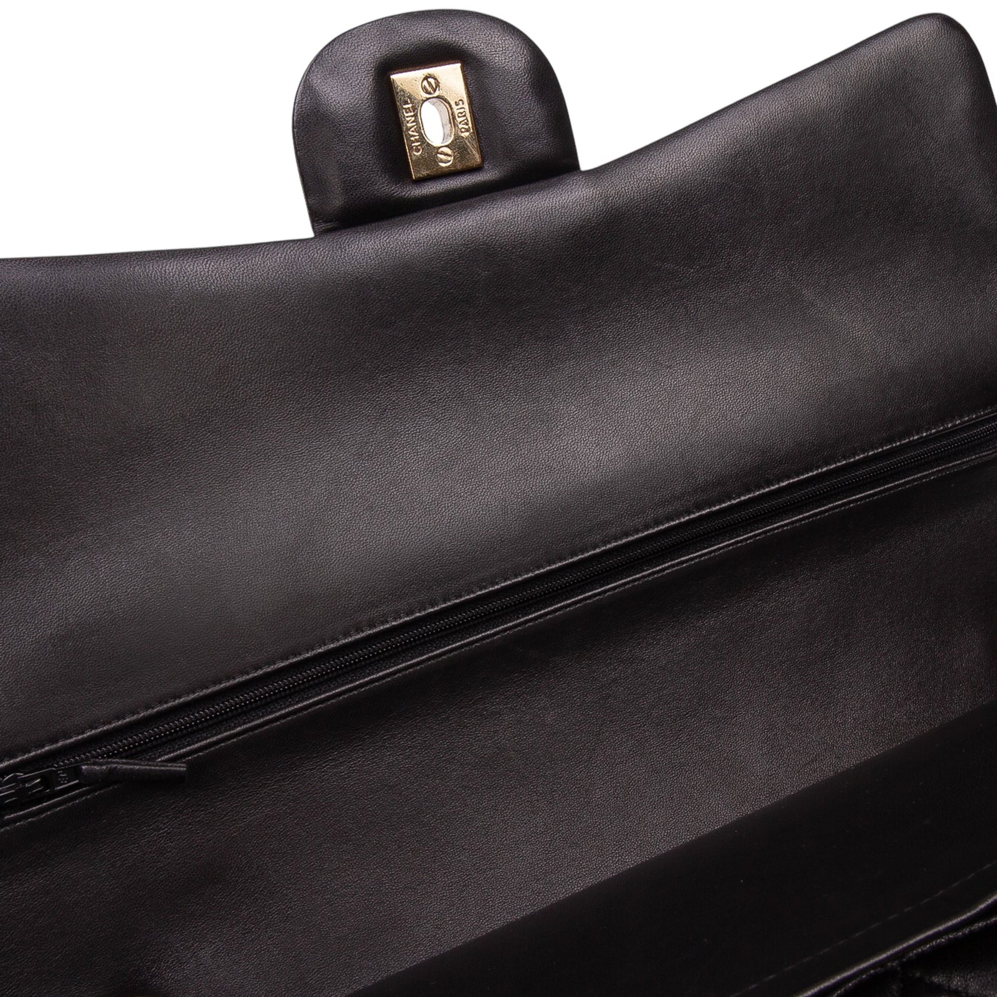 Chanel Maxi Classic Lambskin Double Flap - image 12