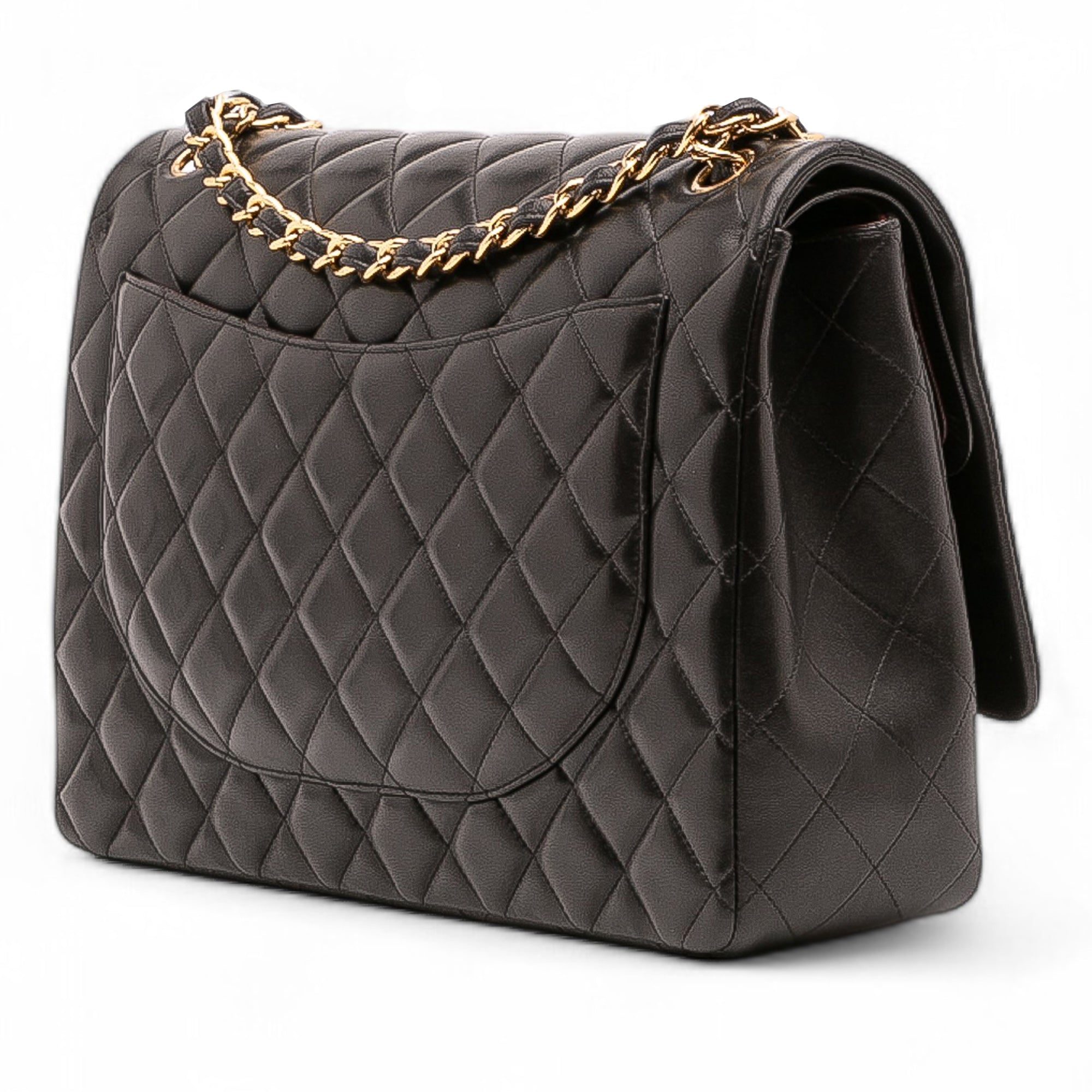 Chanel Maxi Classic Lambskin Double Flap - image 2