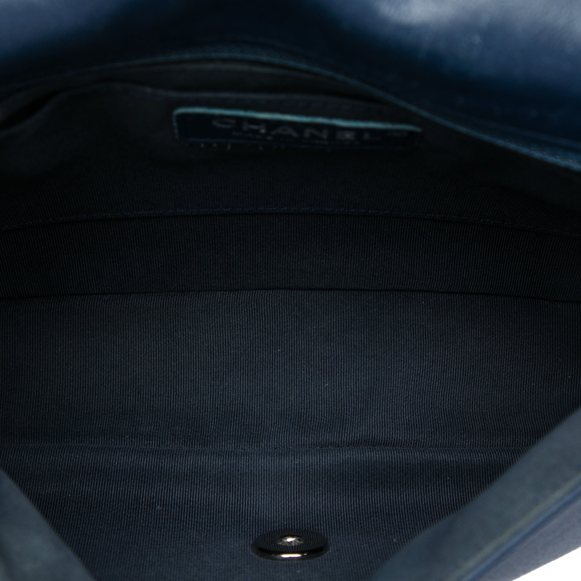 Chanel Medium Quilted Lambskin and Metallic Trim Elementary Chic Flap - image 4