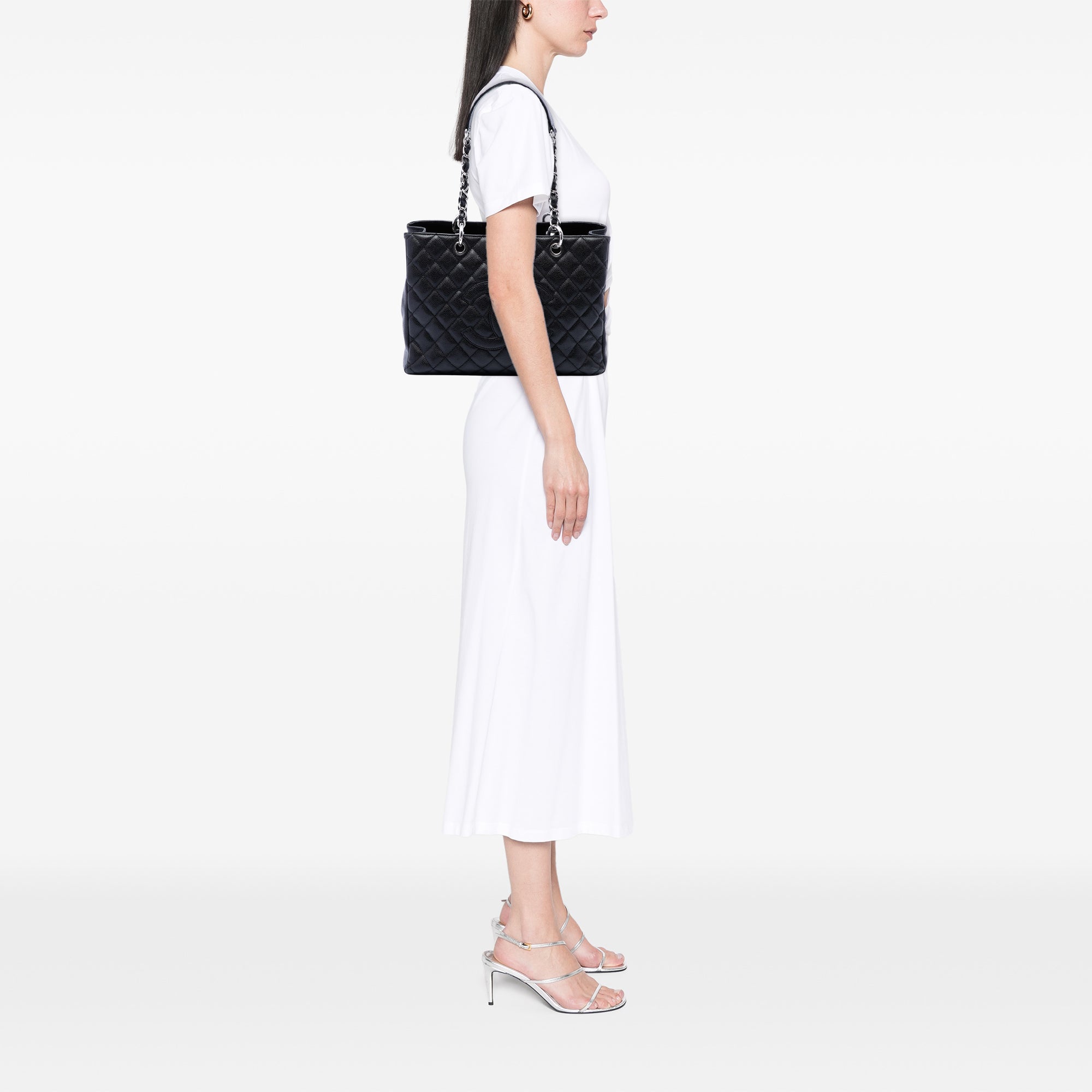 Chanel Caviar Grand Shopping Tote - image 6