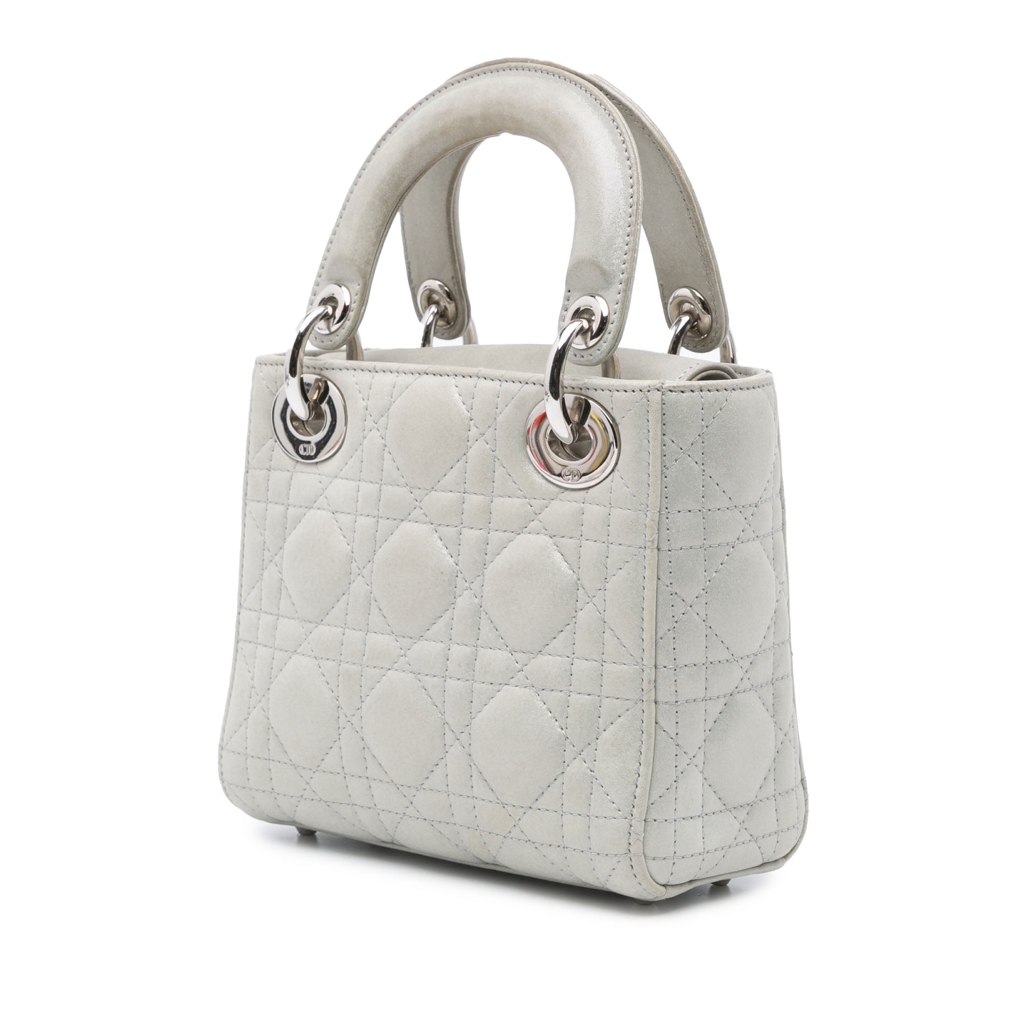Dior Mini Iridescent Lambskin Cannage Lady Dior - image 2