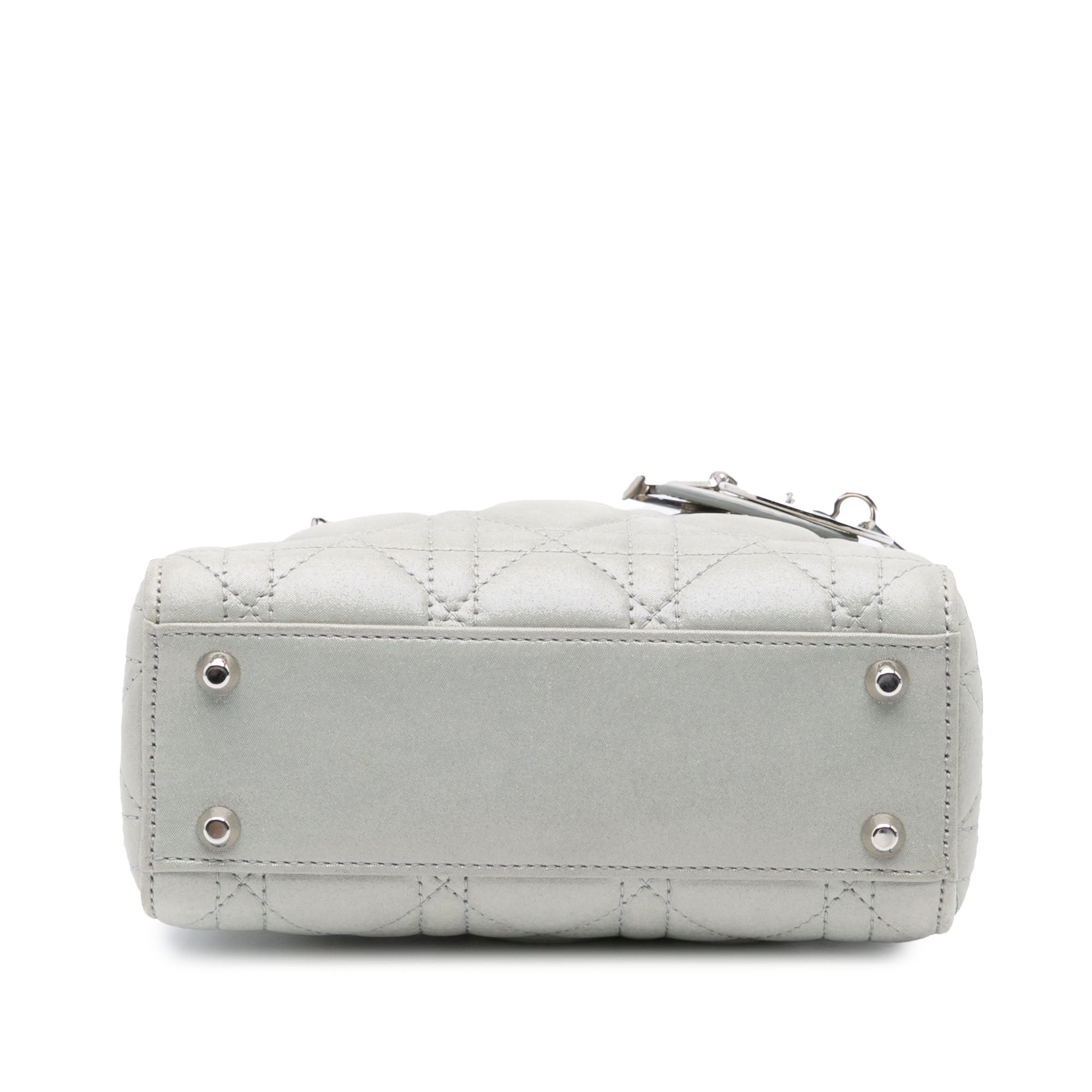 Dior Mini Iridescent Lambskin Cannage Lady Dior - image 3