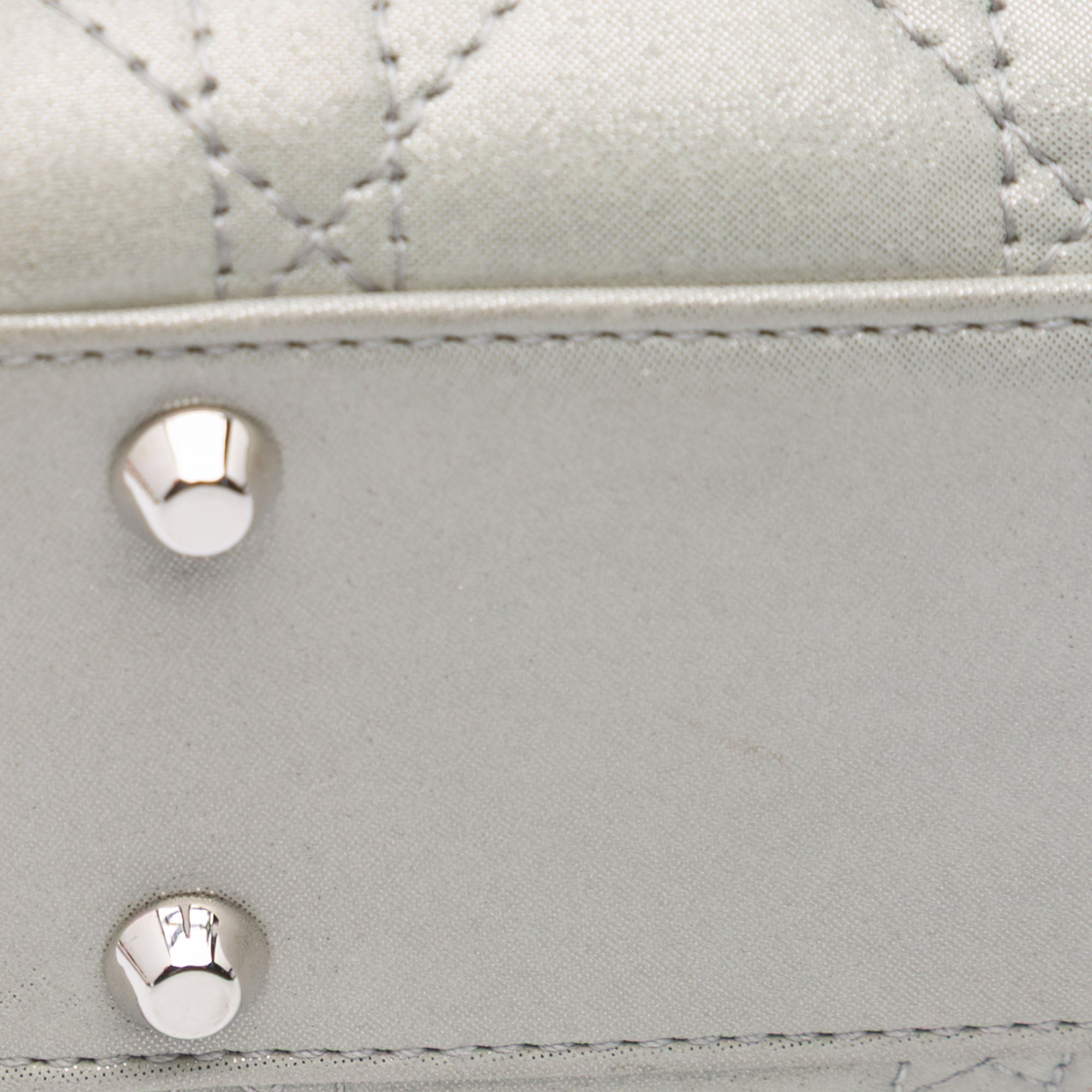 Dior Mini Iridescent Lambskin Cannage Lady Dior - image 6