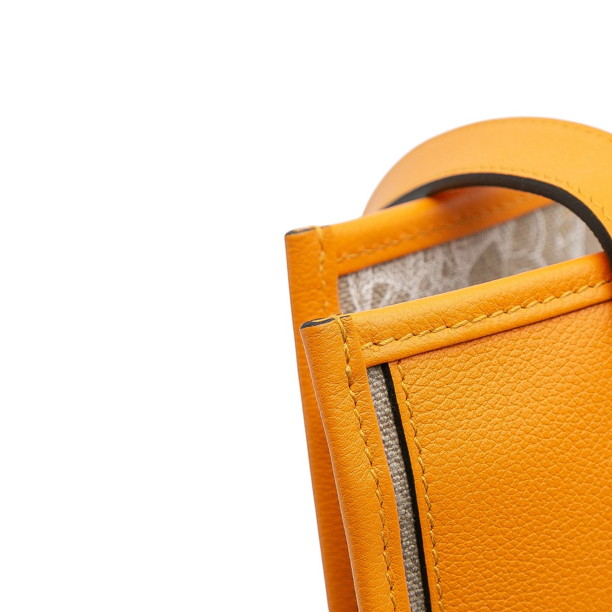 Hermès Evergrain and Toile Petit H Bell Tote - image 11