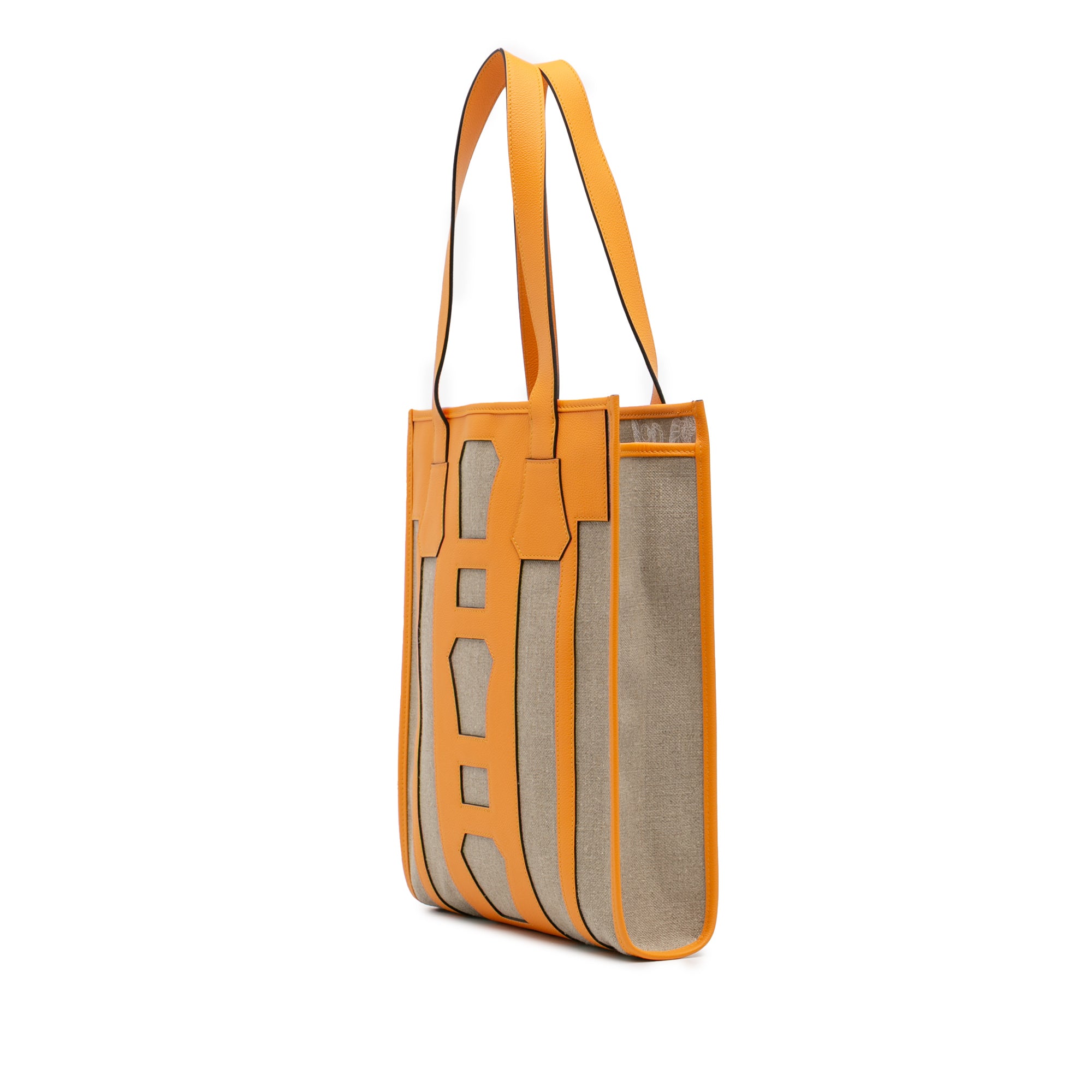 Hermès Evergrain and Toile Petit H Bell Tote - image 2
