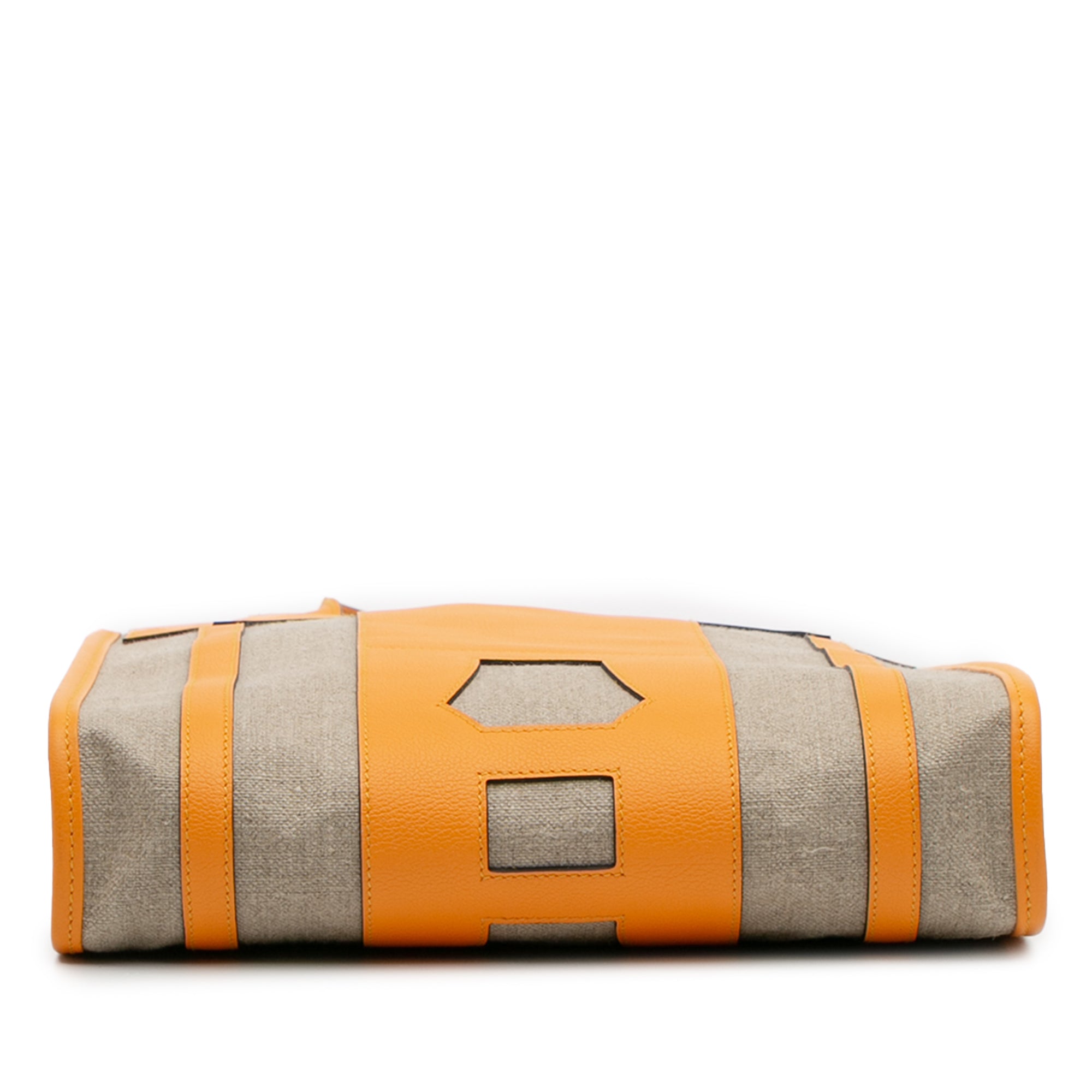 Hermès Evergrain and Toile Petit H Bell Tote - image 3