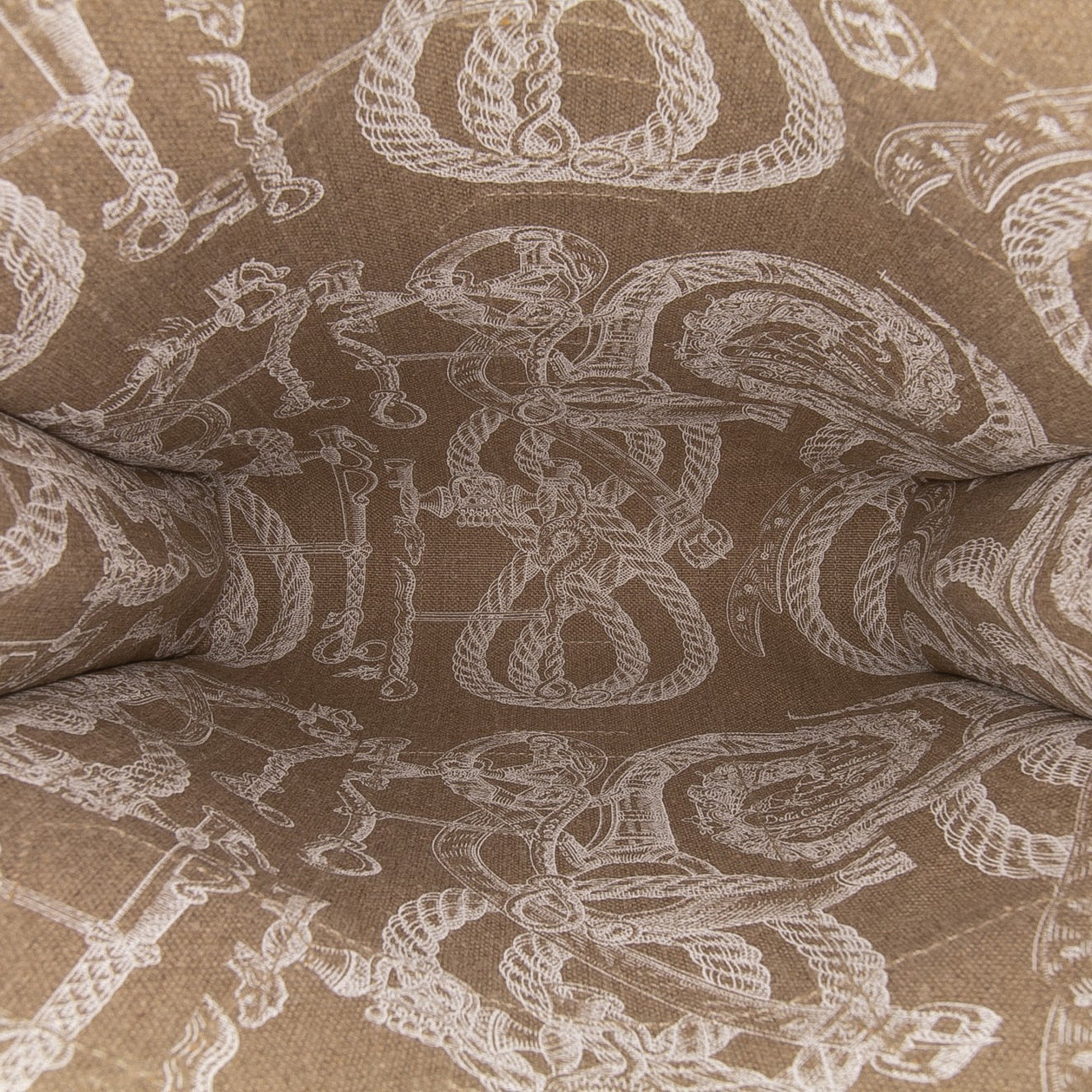 Hermès Evergrain and Toile Petit H Bell Tote - image 4