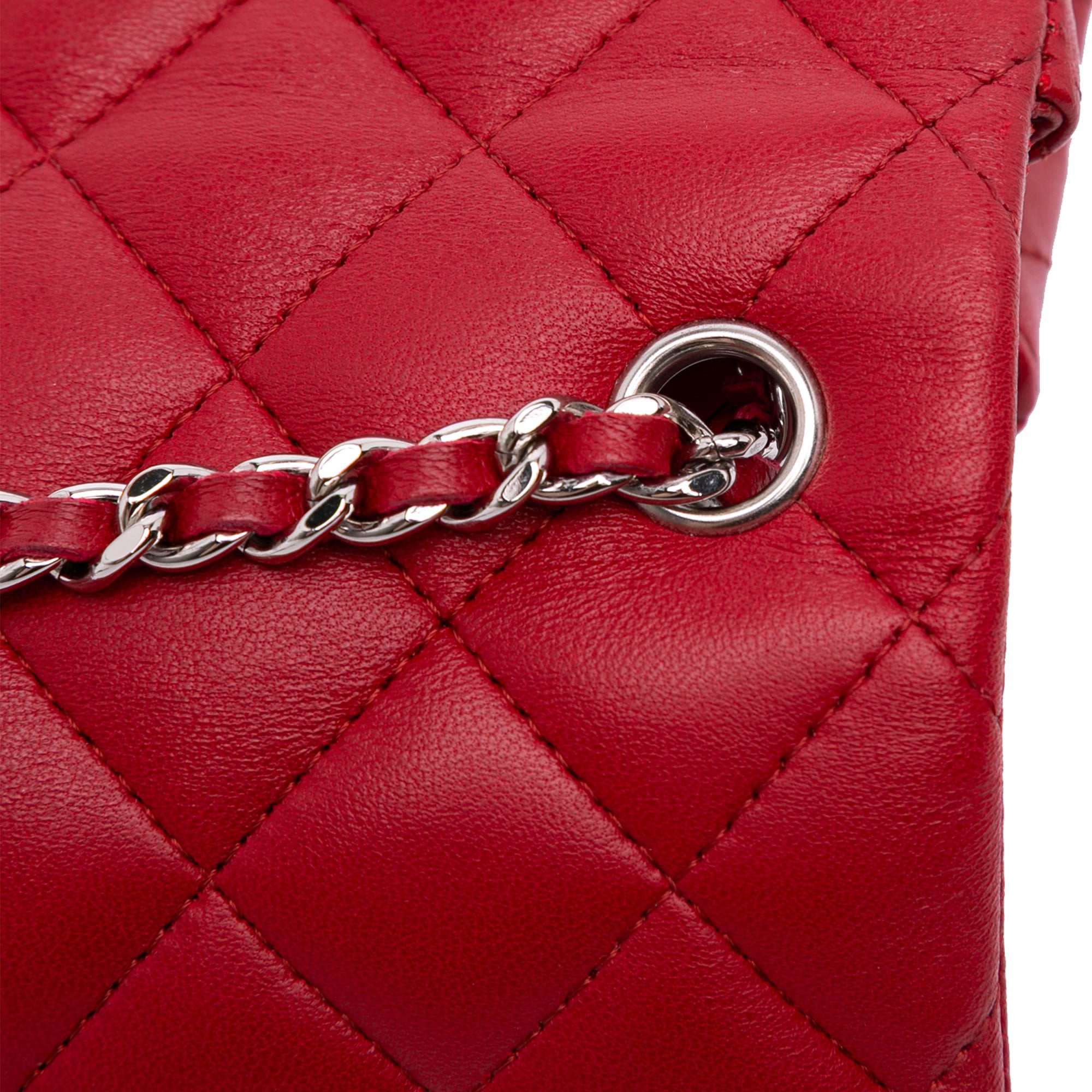 Chanel Extra Mini Rectangular Classic Lambskin Single Flap - image 10