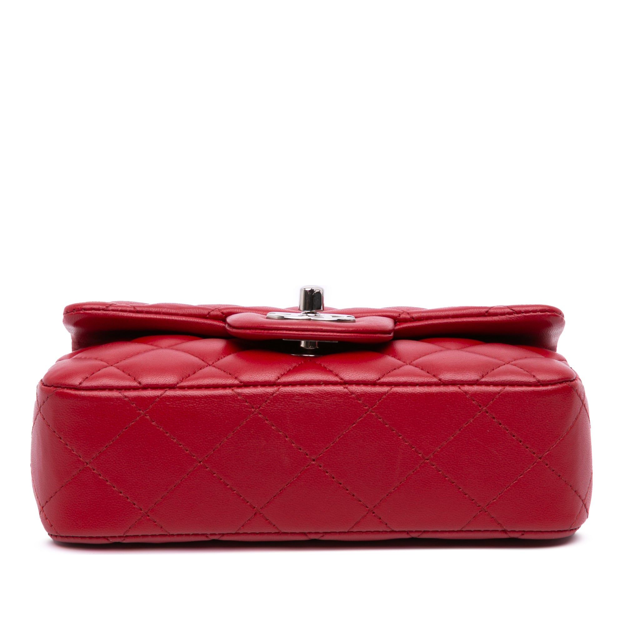 Chanel Extra Mini Rectangular Classic Lambskin Single Flap - image 3
