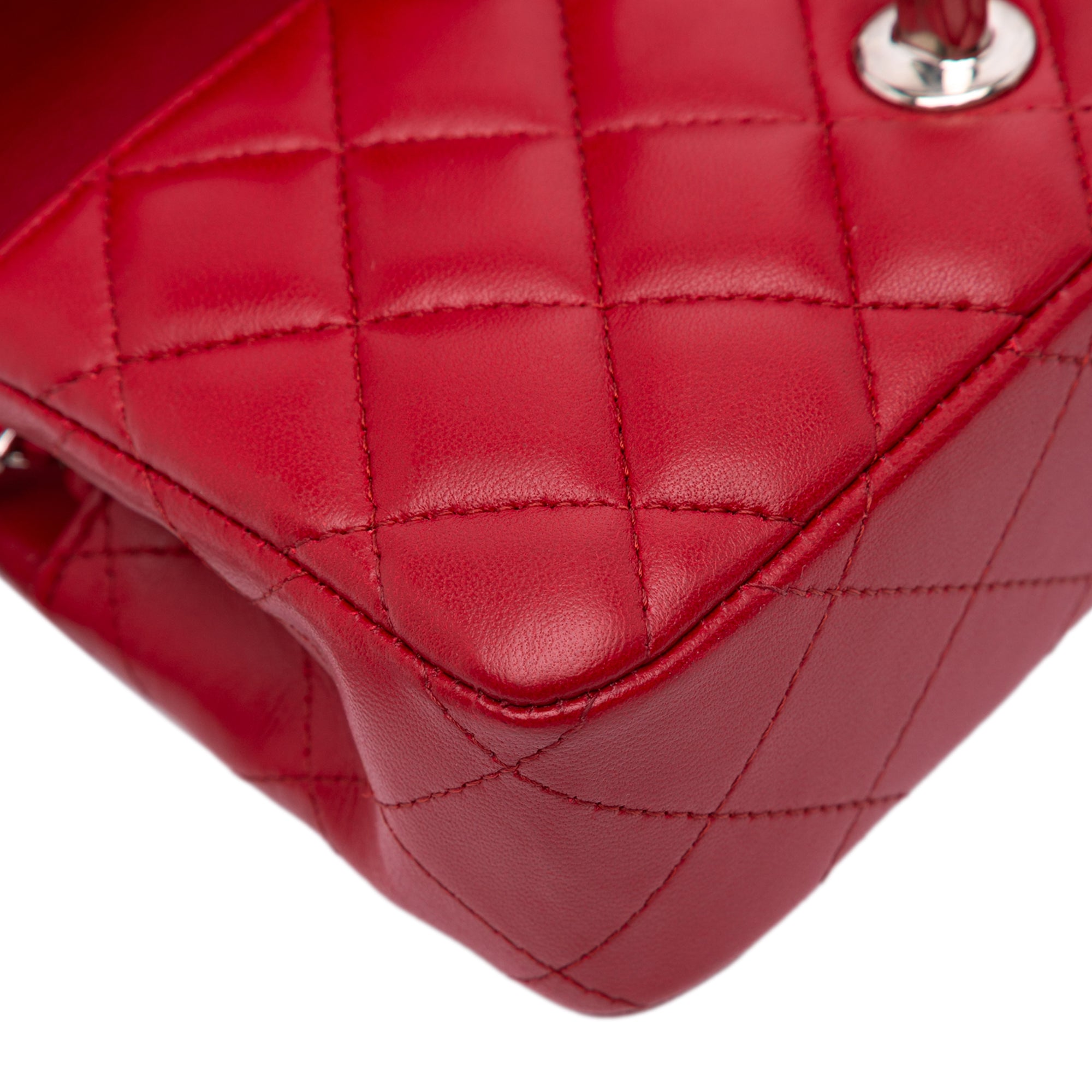 Chanel Extra Mini Rectangular Classic Lambskin Single Flap - image 9