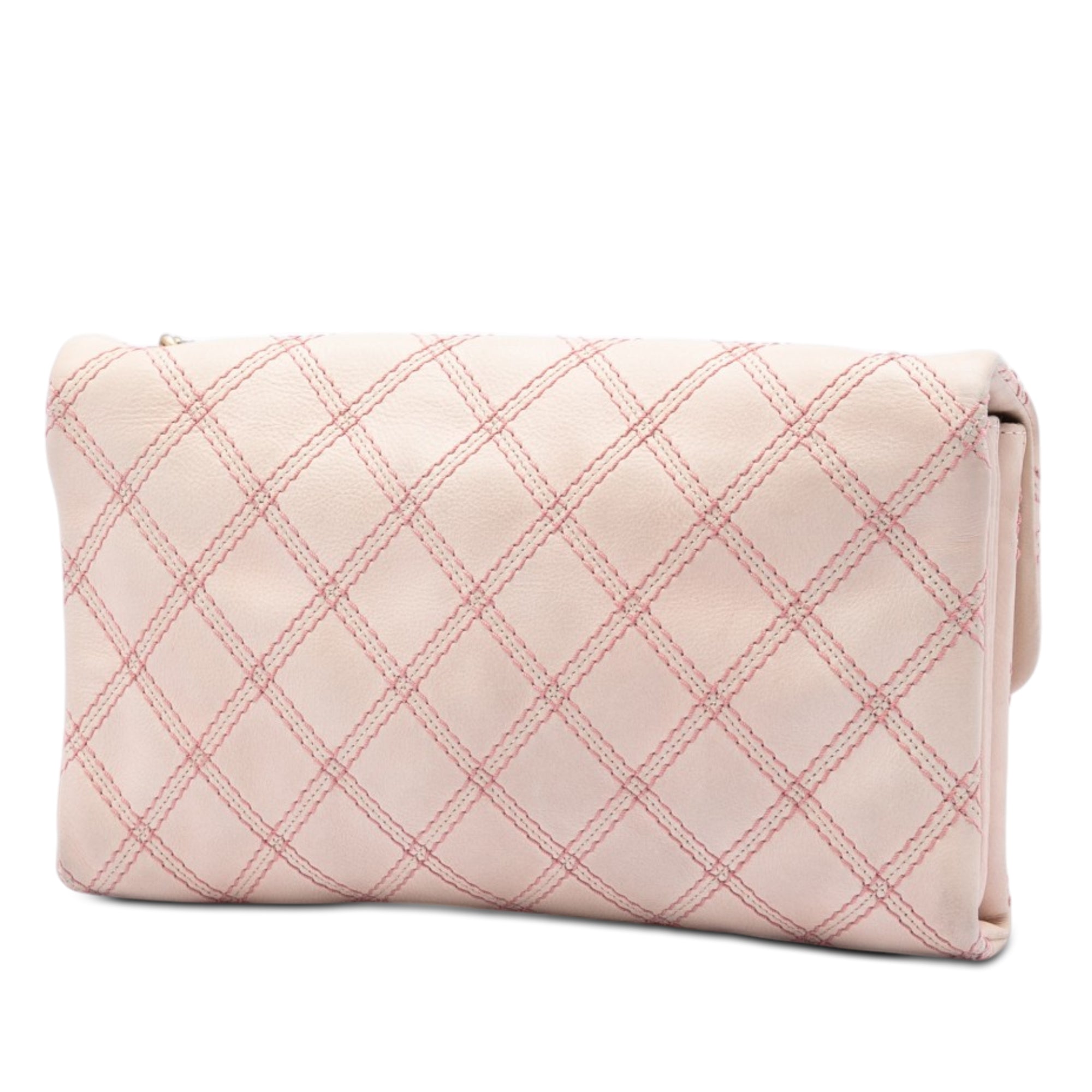 Chanel Jumbo Quilted Calfskin Triple Stitched Flap - image 2