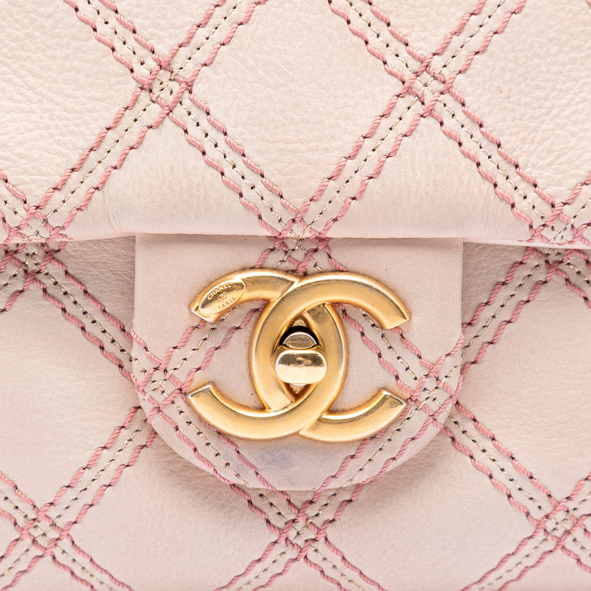 Chanel Jumbo Quilted Calfskin Triple Stitched Flap - image 5