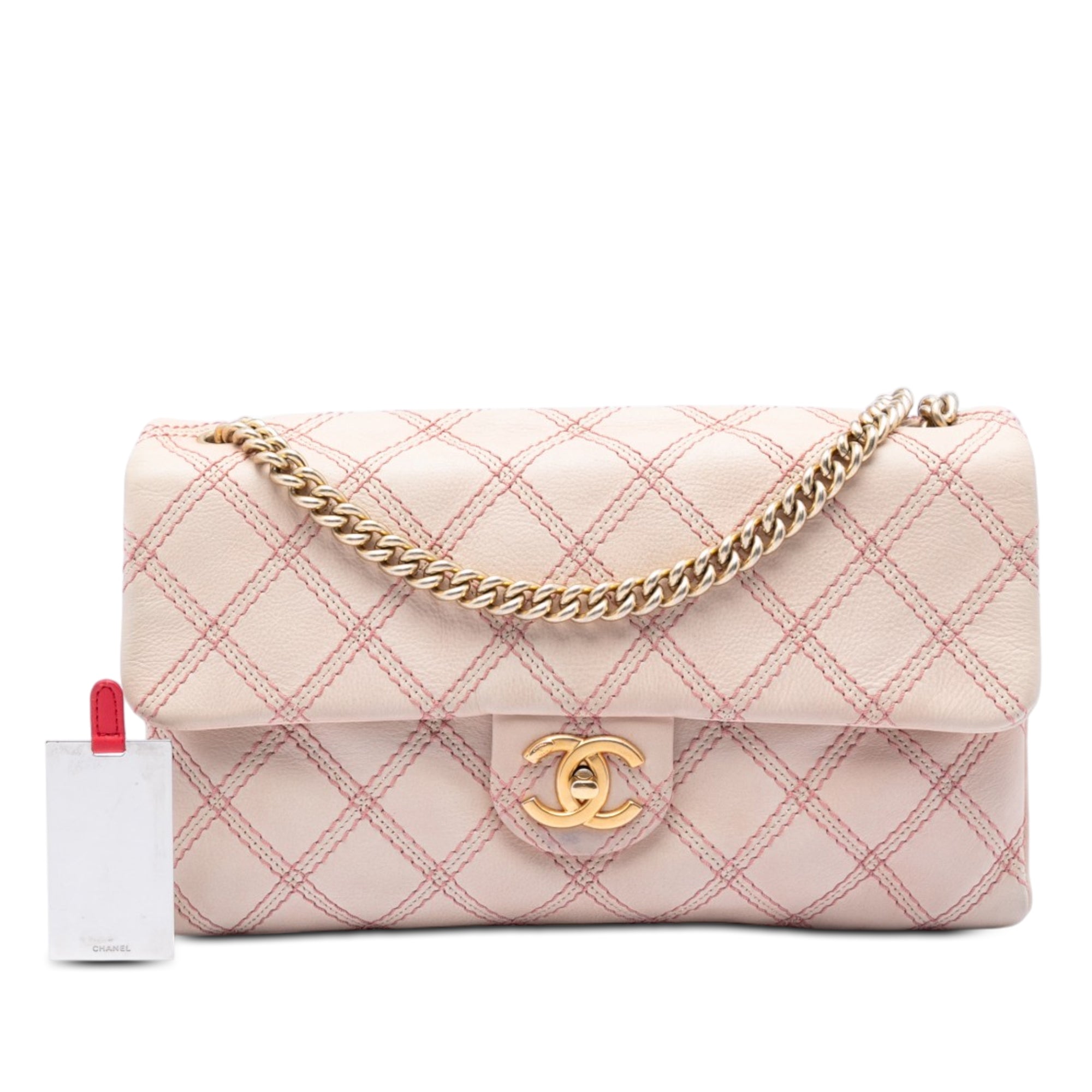 Chanel Jumbo Quilted Calfskin Triple Stitched Flap - image 7