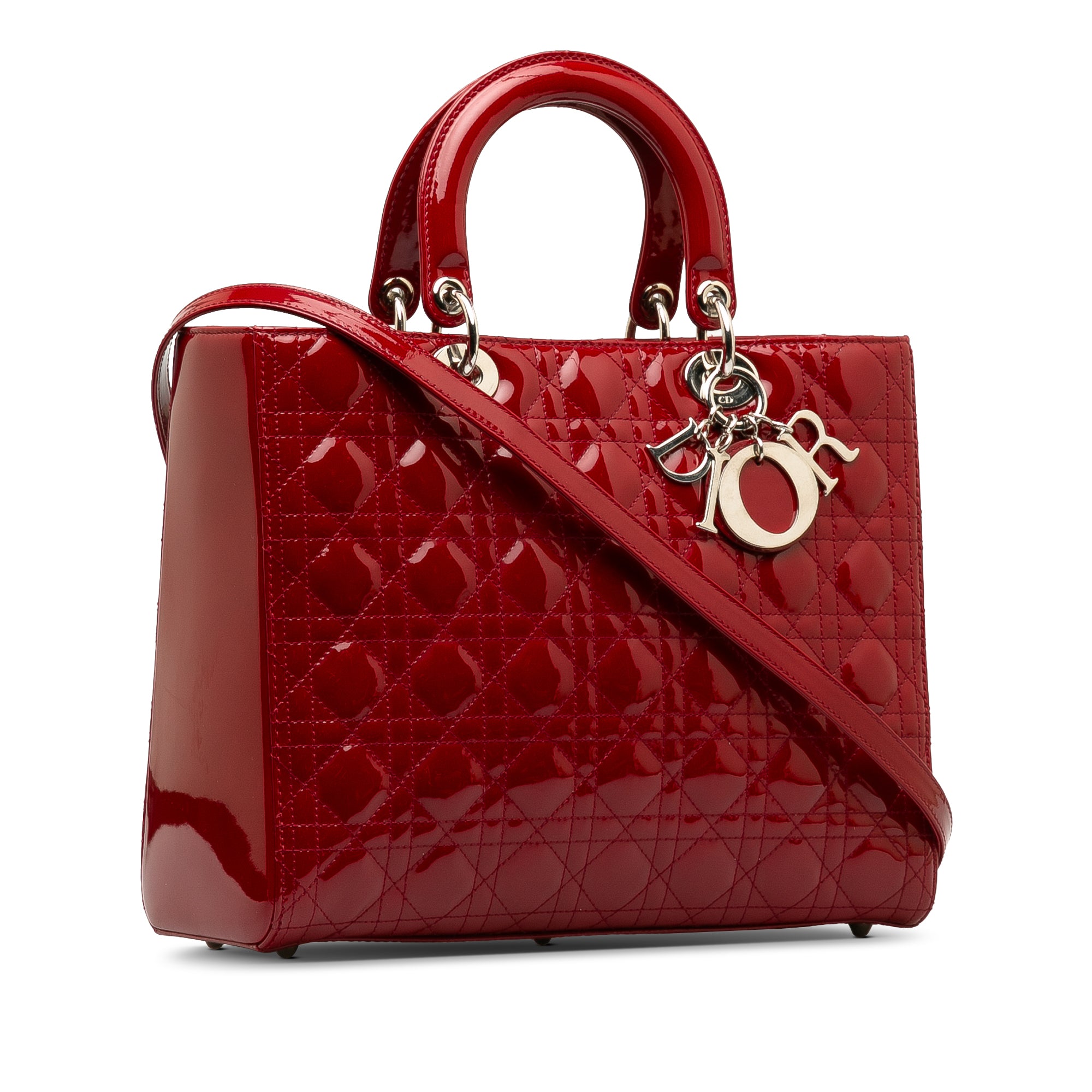 Dior Large Patent Cannage Lady Dior - image 2