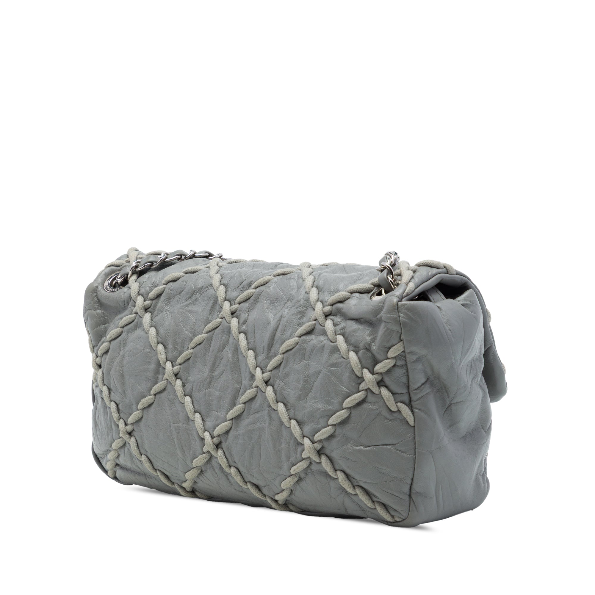 Chanel Medium Quilted Crinkled Calfskin Ultra Stitch Flap - image 2