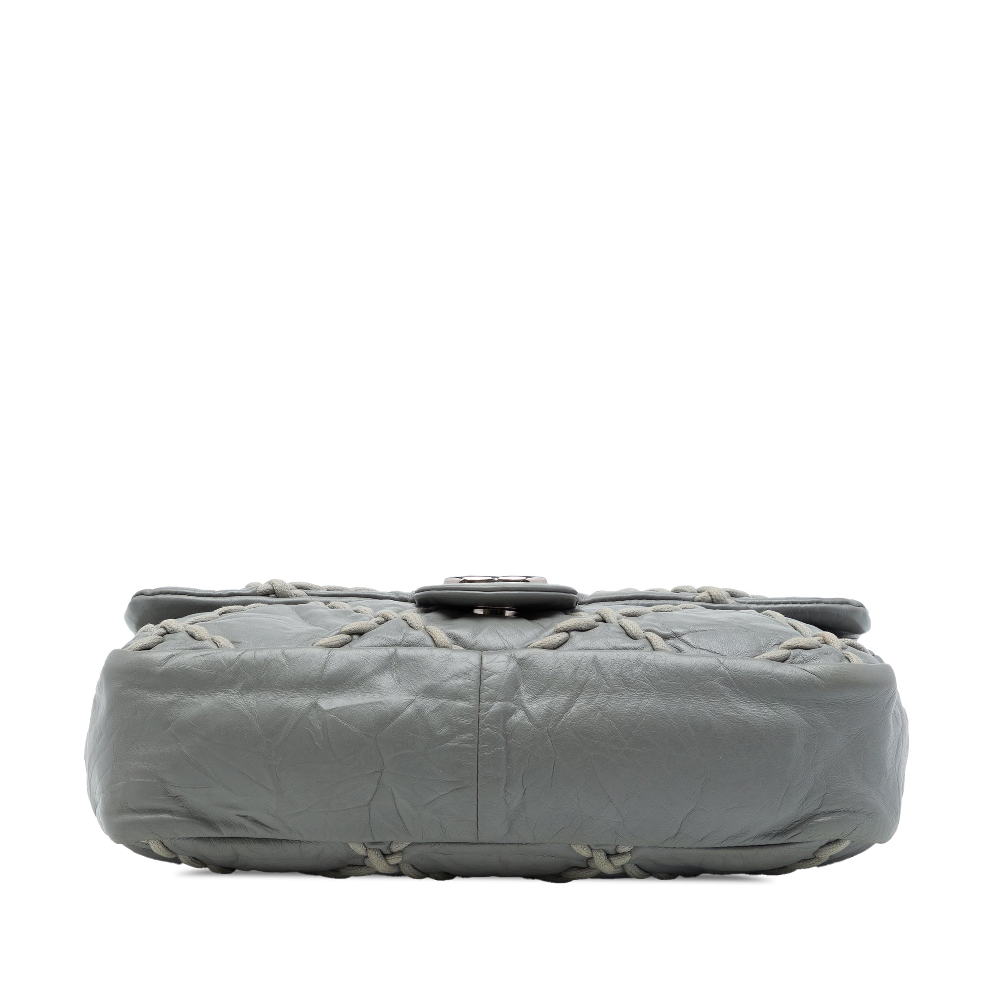 Chanel Medium Quilted Crinkled Calfskin Ultra Stitch Flap - image 3