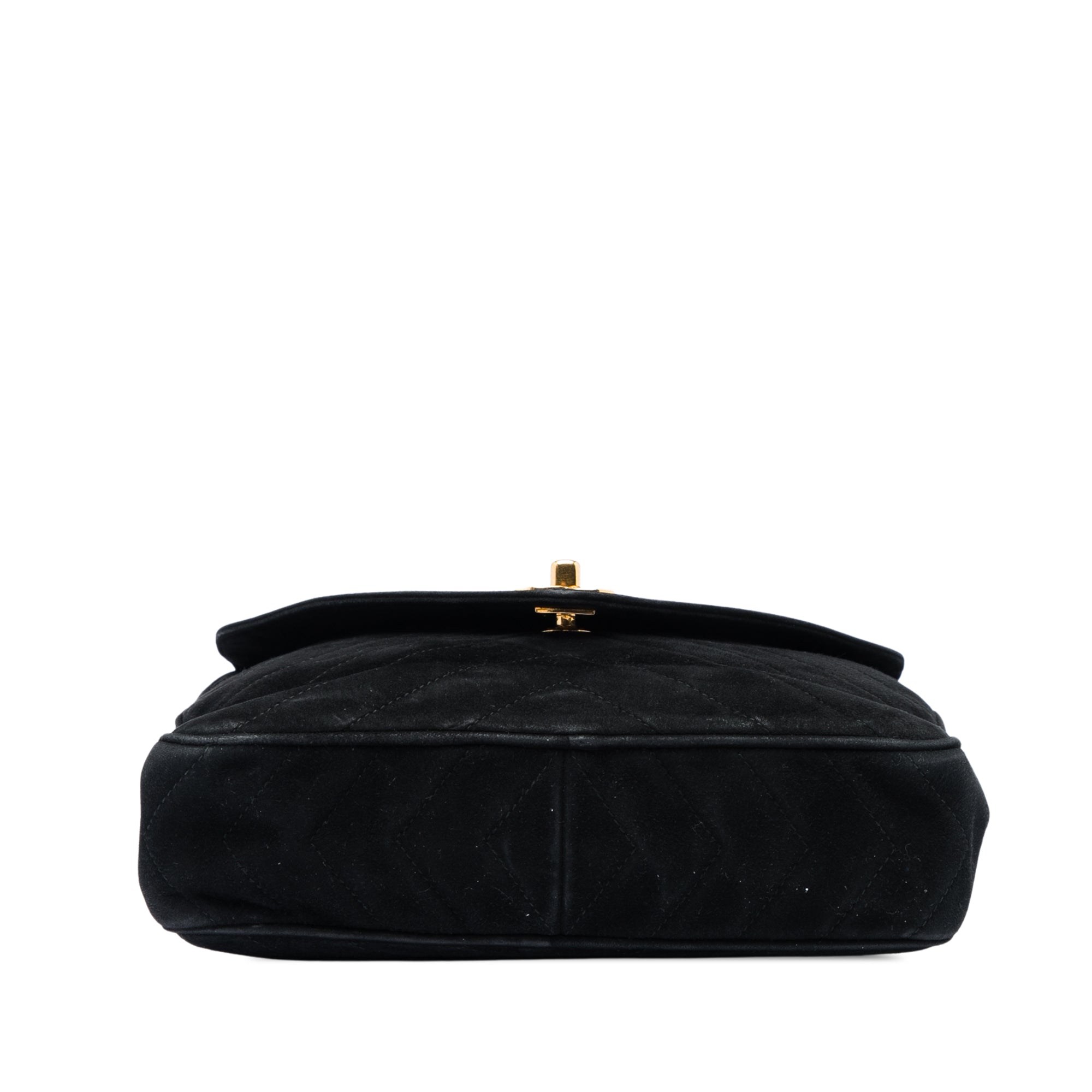 Chanel CC Quilted Suede Tassel Camera Bag - image 3