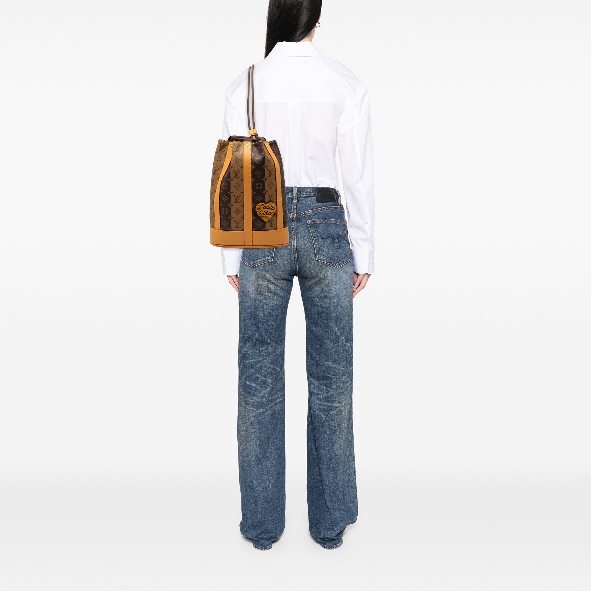 Louis Vuitton Nigo Monogram Reverse Randonnee Backpack - image 6