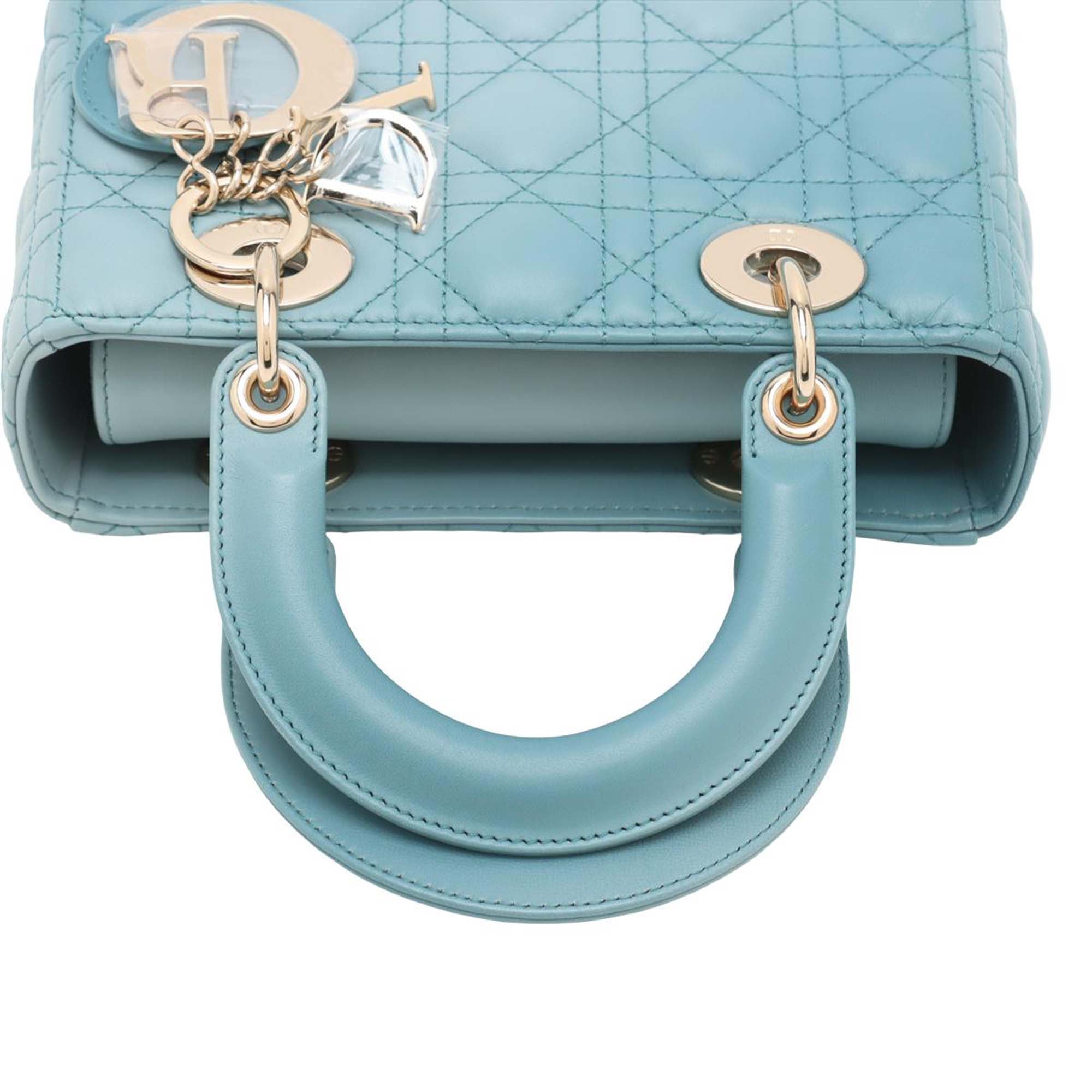 Dior Small Gradient Lambskin Cannage Lady Dior - image 8