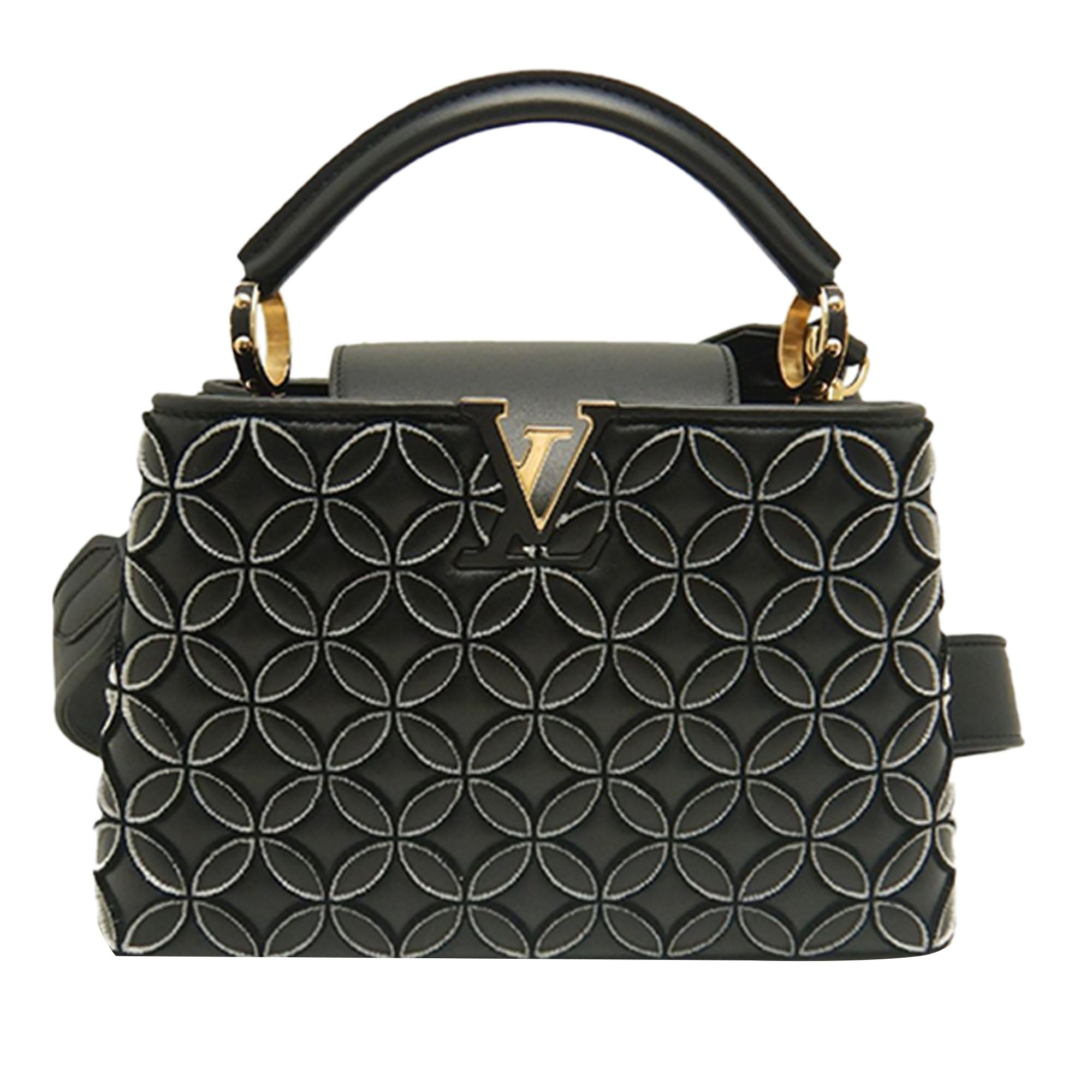Louis Vuitton Quilted Lambskin Flower Capucines BB - image 1